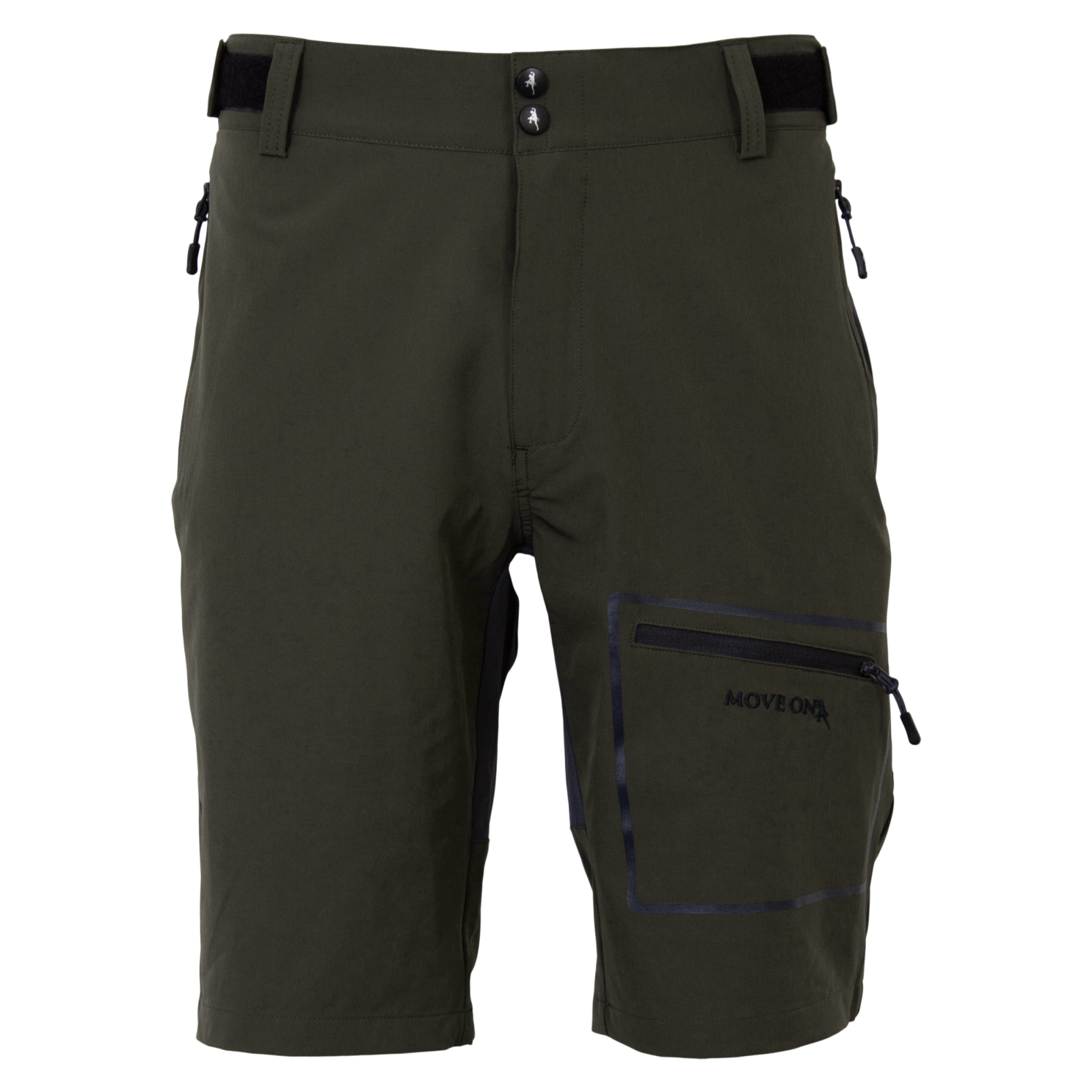 Move On SOLVIK Herre Shorts - Mørk Oliven - 2XL