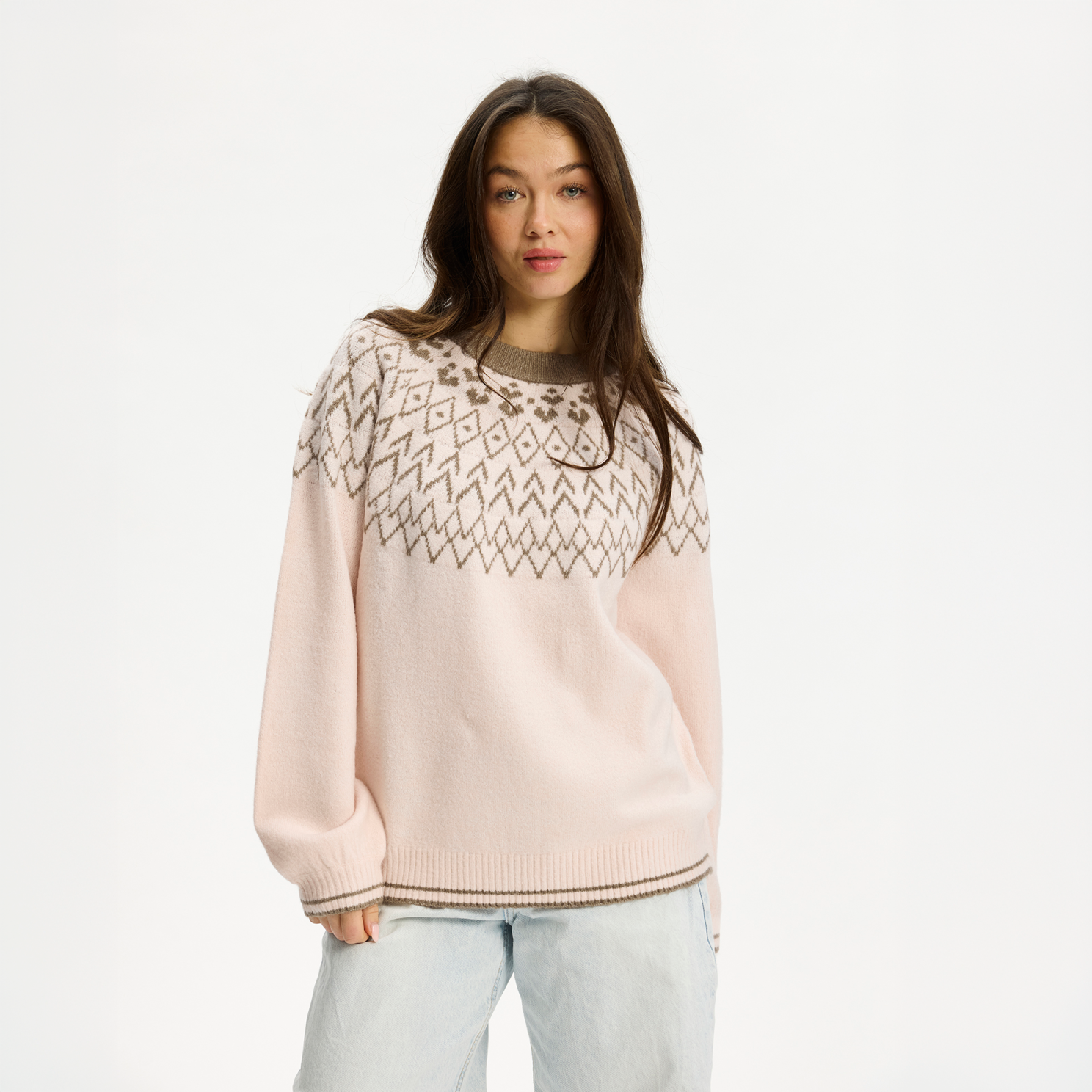 Nordic Project 18 Dame Striktrøje - Hushed Violet - XL