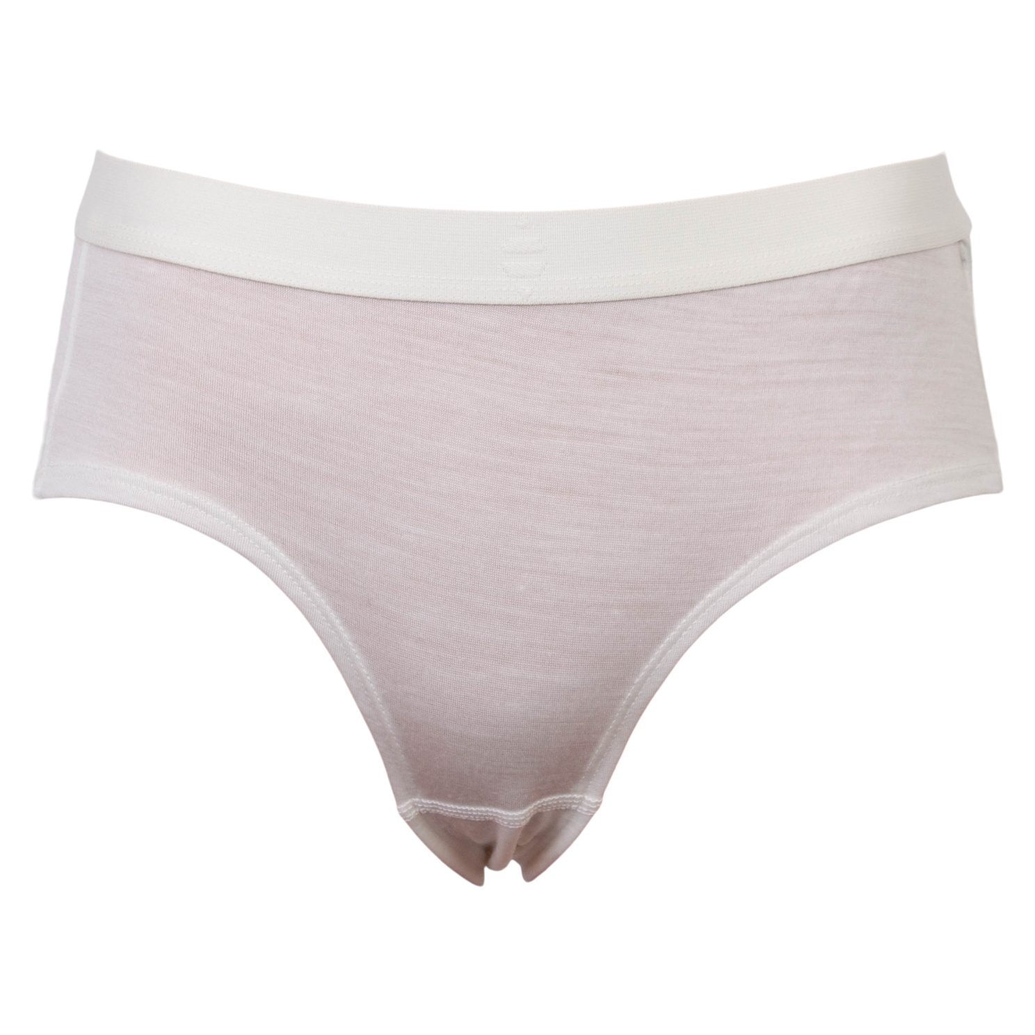 Panos Emporio Dame Trusser i merinouldmix - OFFWHITE - XL