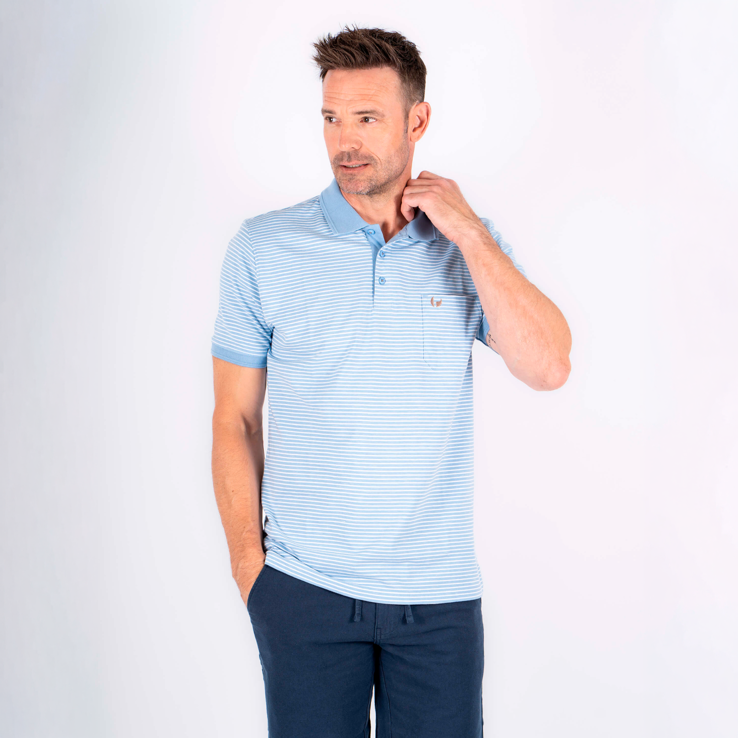 Pre End Avelon Herre Polo - Blue - XL