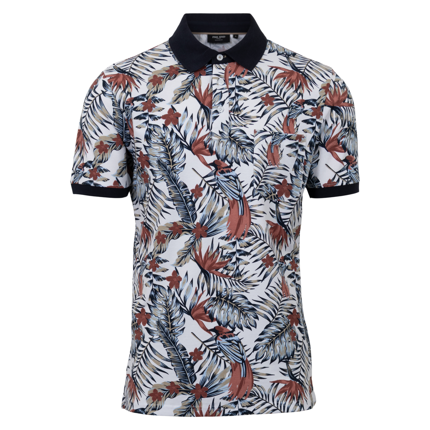 Pre End Samwell Herre Polo - Etruscan Red - XL