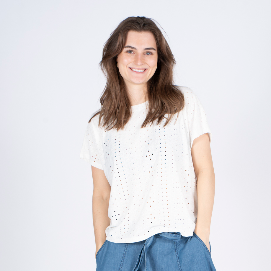SASIA Sonja Dame Bluse - CLOUD DANCER WHITE - 3XL