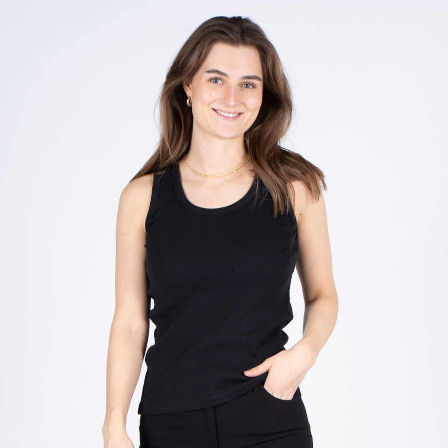 SASIA Suggi Dame Tanktop - BLACK BEAUTY - XL
