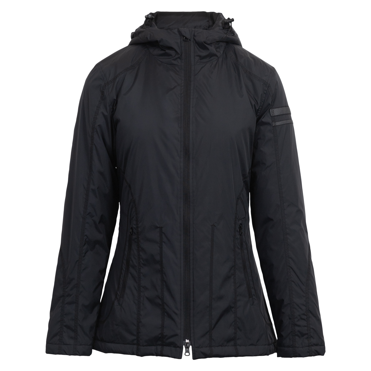 Sarah Dame Jakke - BLACK/GRAY - XL