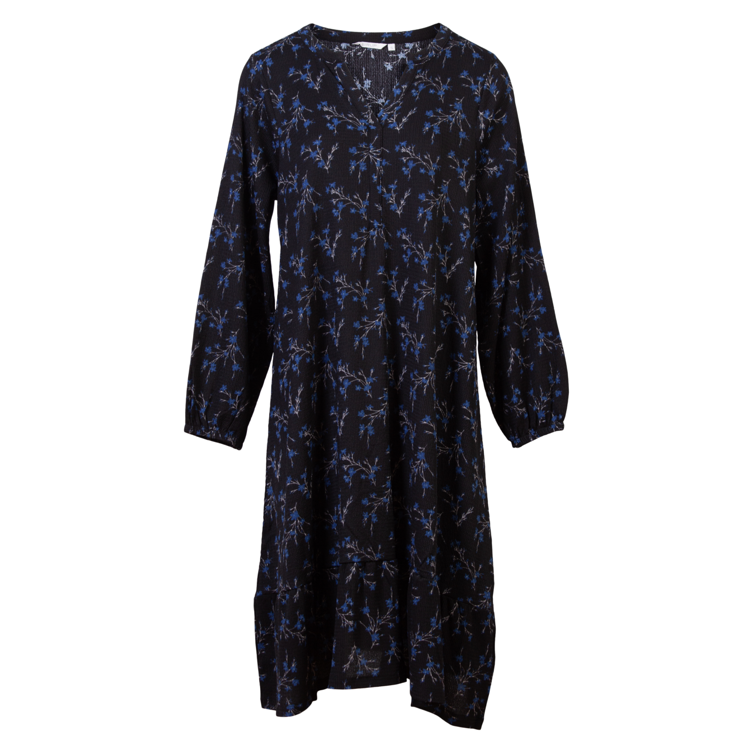 Sirup Dame Kjole - Dark Navy AOP - XL