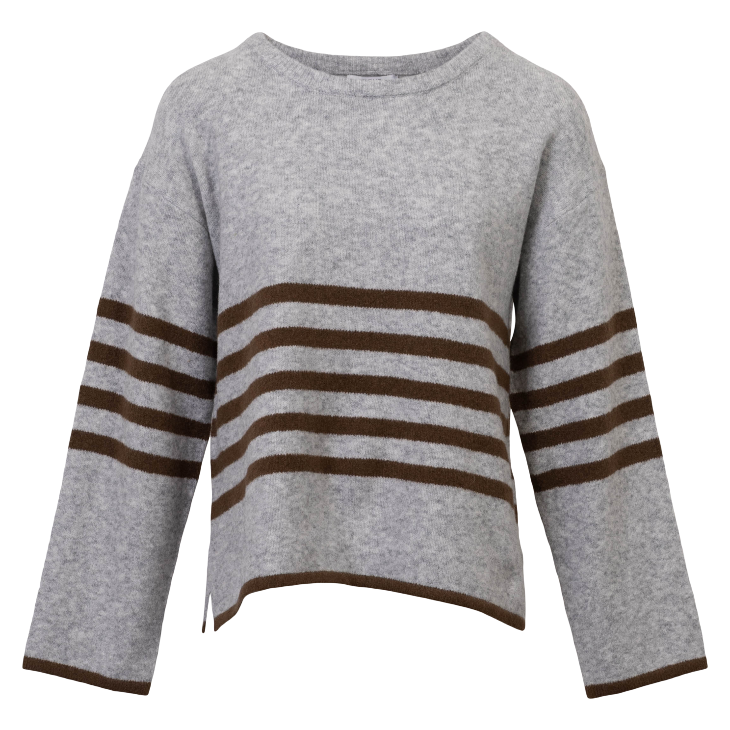 Sirup Dame Striktrøje - Grey Melange - 2XL