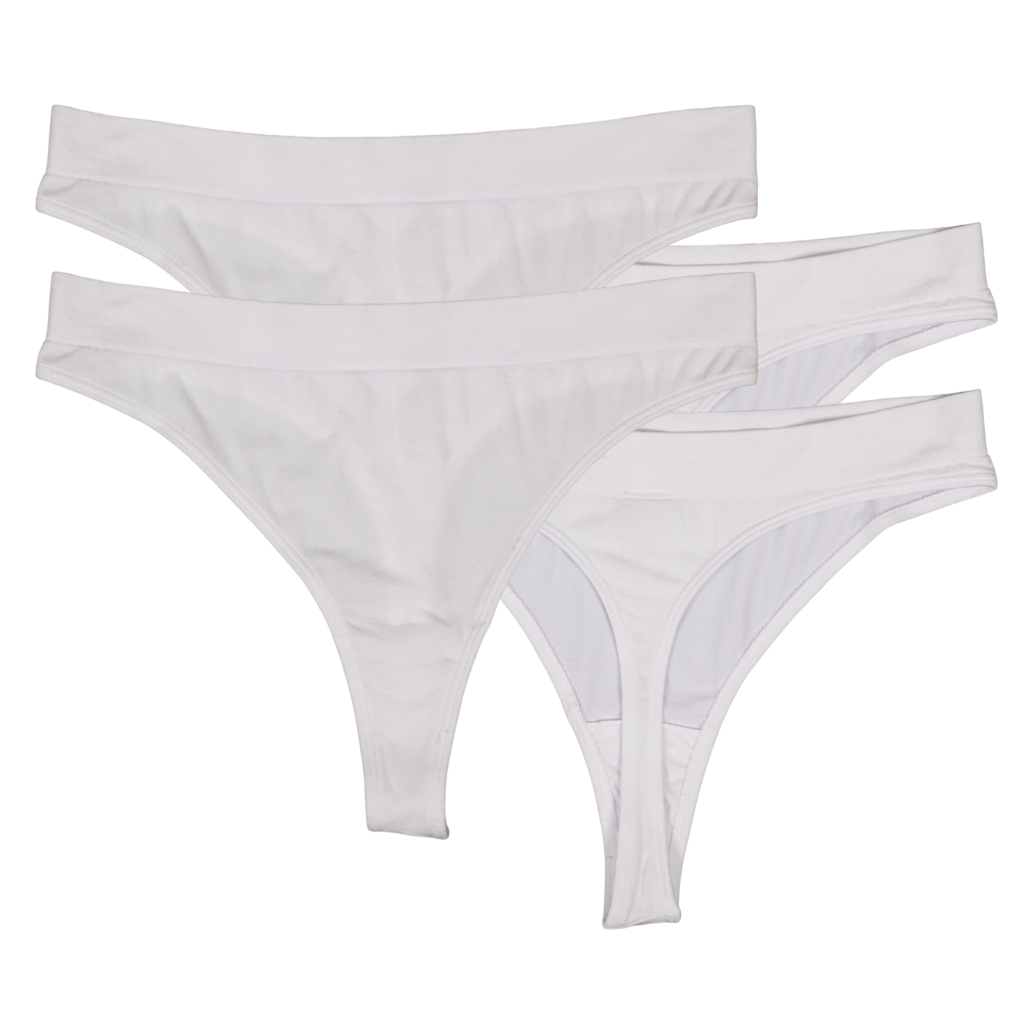 Steenholt Alison Dame G-streng i bambus - Bright White - XL/2XL