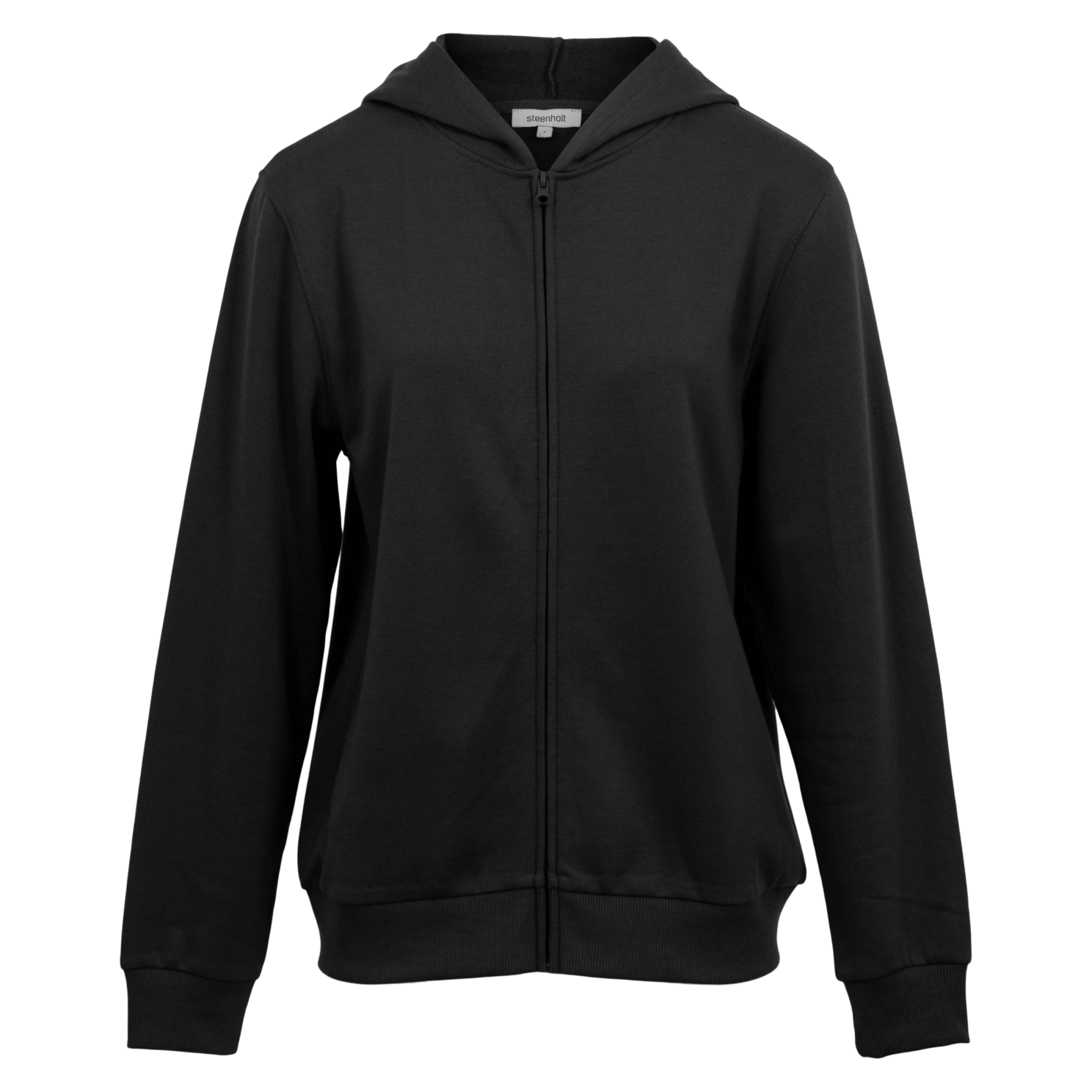 Steenholt Boston Dame Hættetrøje Plus Size - Black - 52