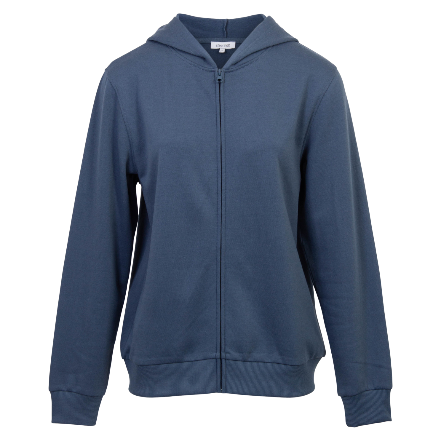 Steenholt Boston Dame Hættetrøje Plus Size - Blue Horizon - 48