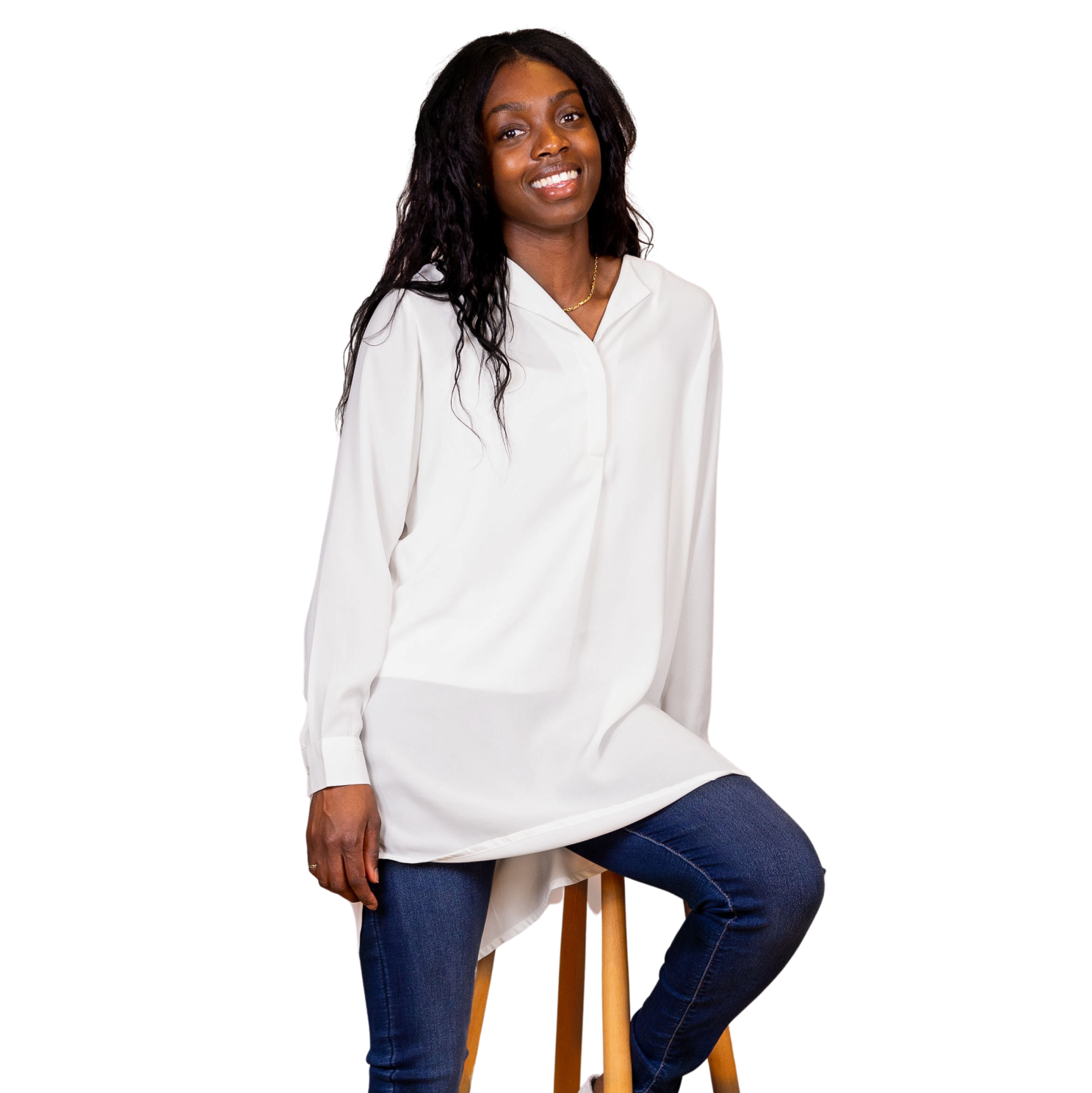 Steenholt Clara Dame Kjole - Bright White - XL