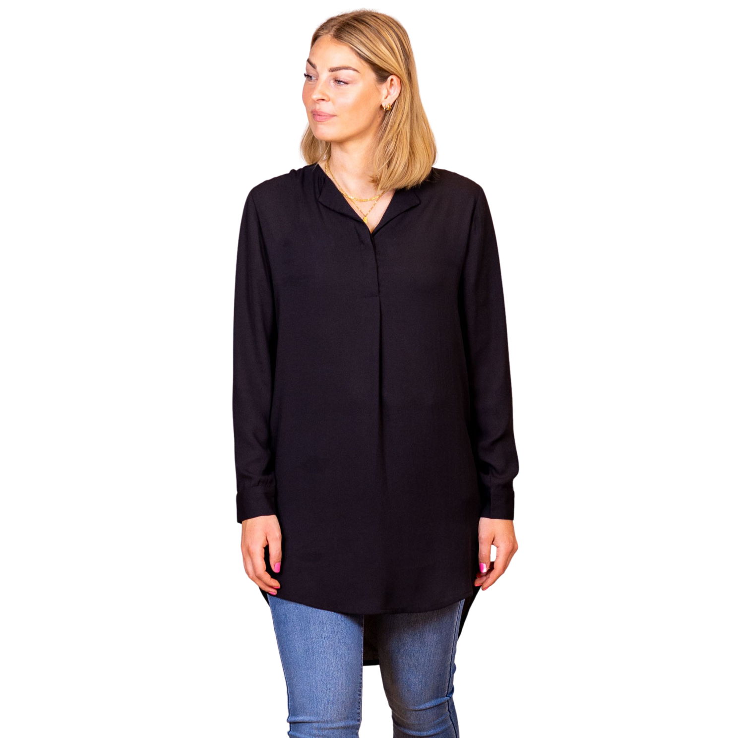 Steenholt Clara Dame Kjole - Jet Black - XL