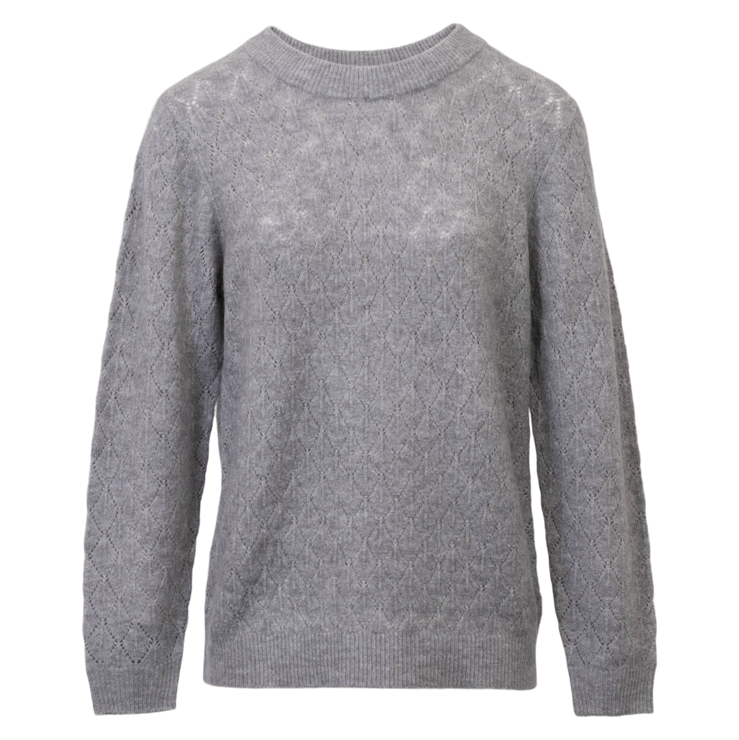 Steenholt Gora Dame Striktrøje - Grey - 2XL