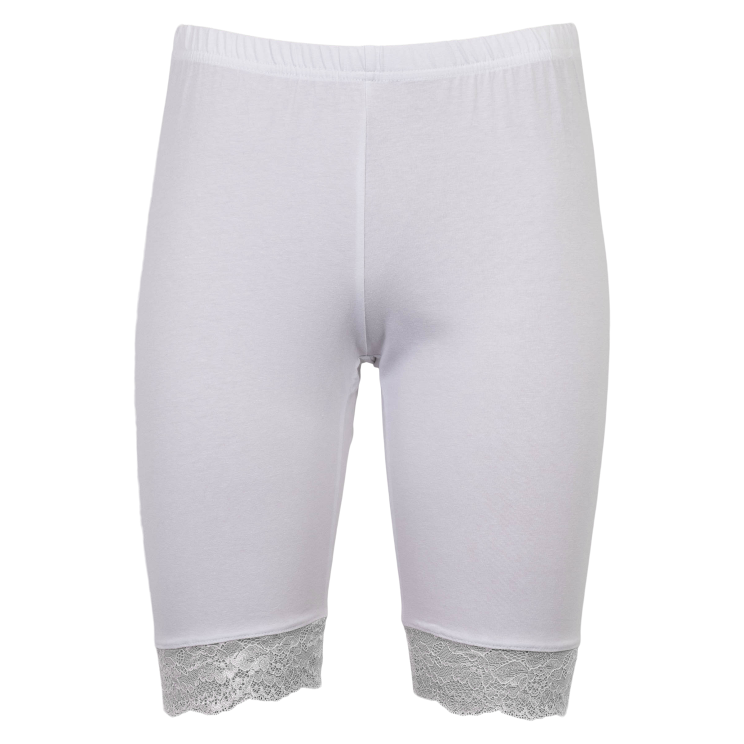 Steenholt Harmony Dame Cykelshorts Plus Size - White - 50