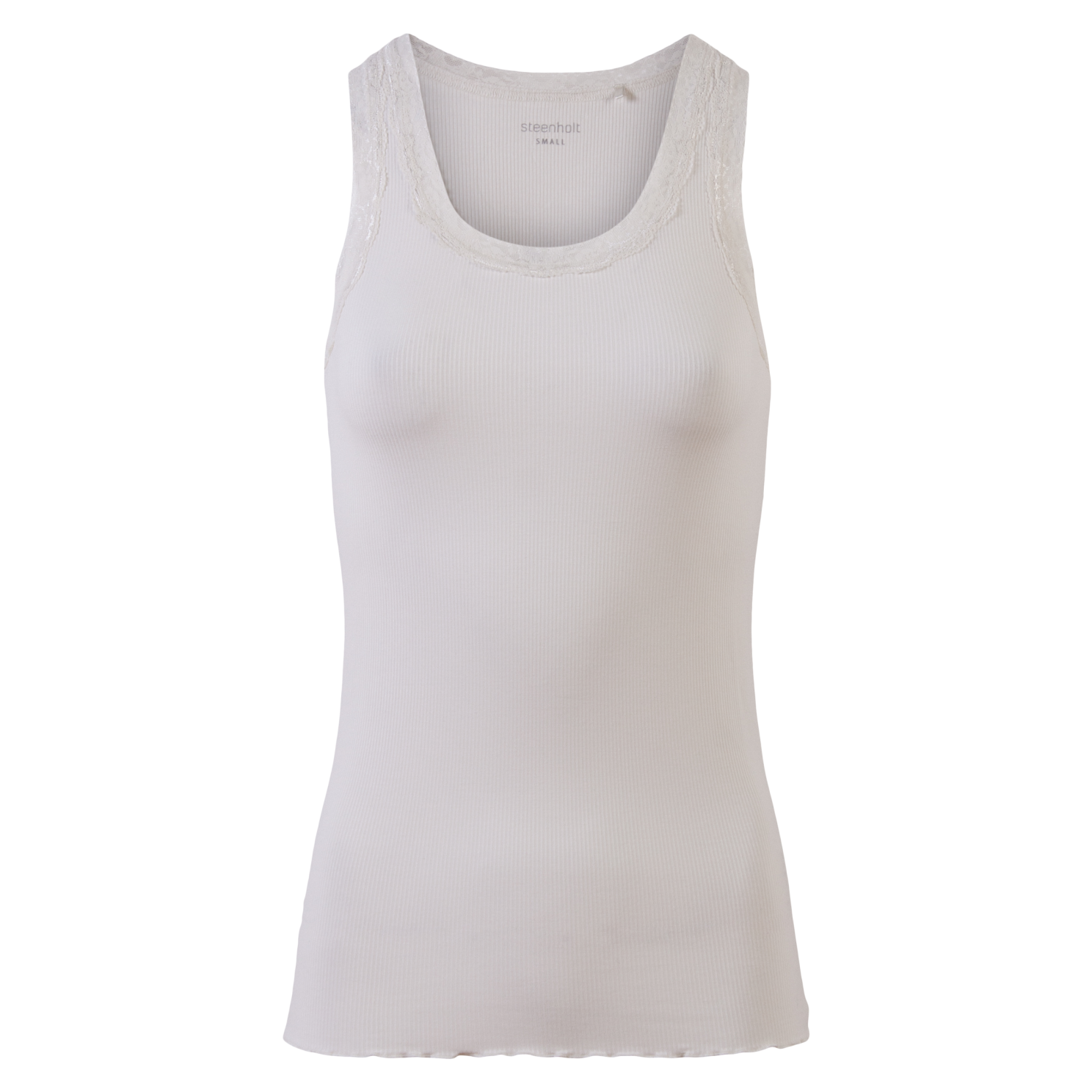 Steenholt Roselina Dame Top Plus Size - Gardenia - 56