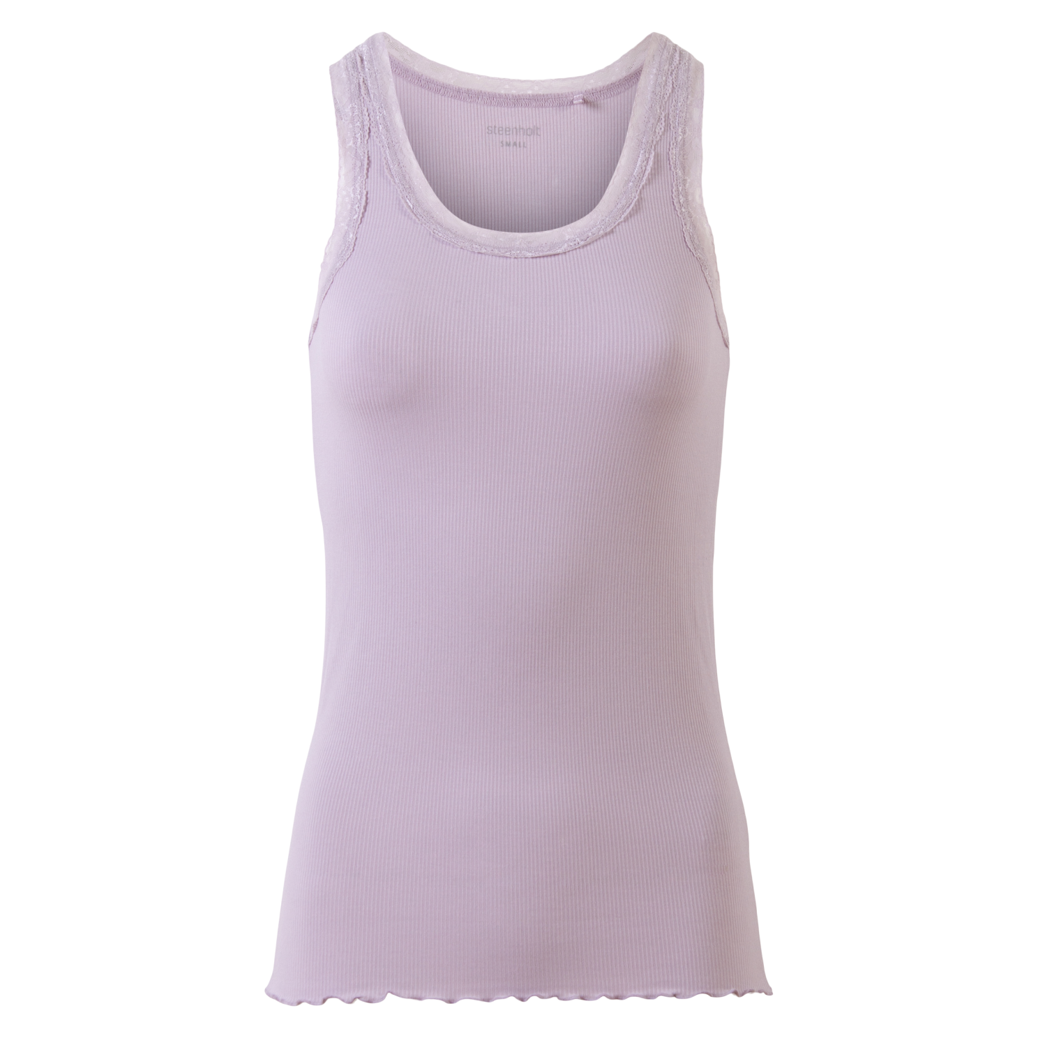 Steenholt Roselina Dame Top Plus Size - Lavender Frost - 46