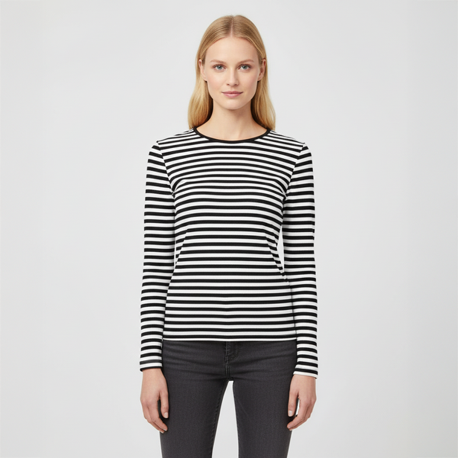 Steenholt Rosita Dame Langærmet t-shirt - Black - XL