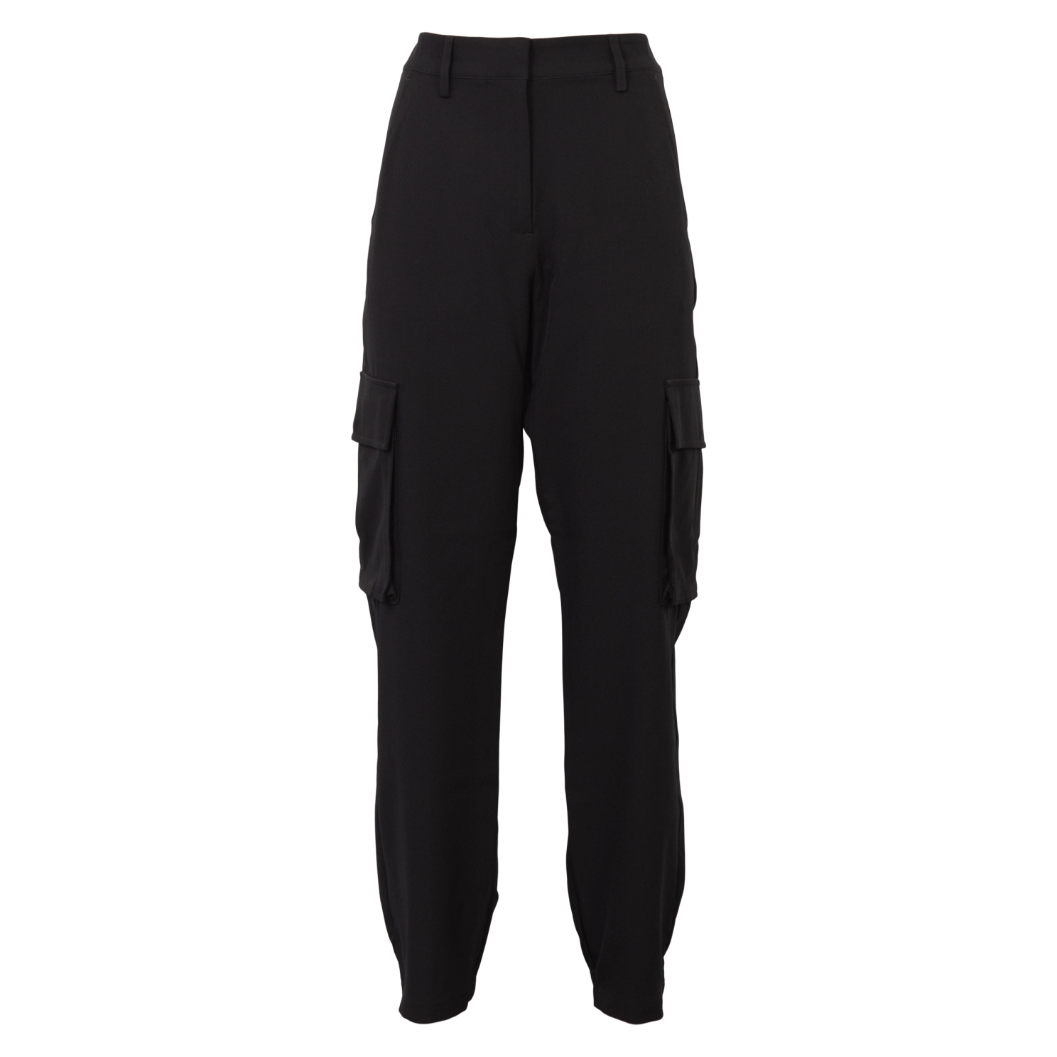 Steenholt Sharon Dame Cargobukser Plus Size - Black - 48