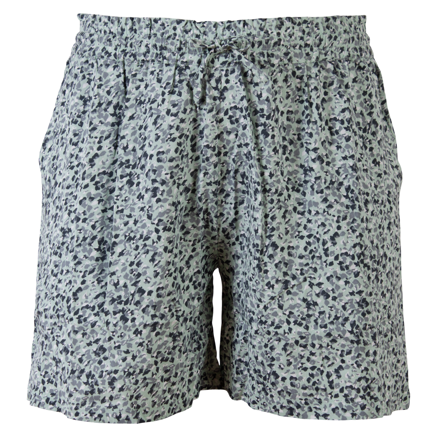 Steenholt Sofia Dame Shorts Plus Size - Mint AOP - 50
