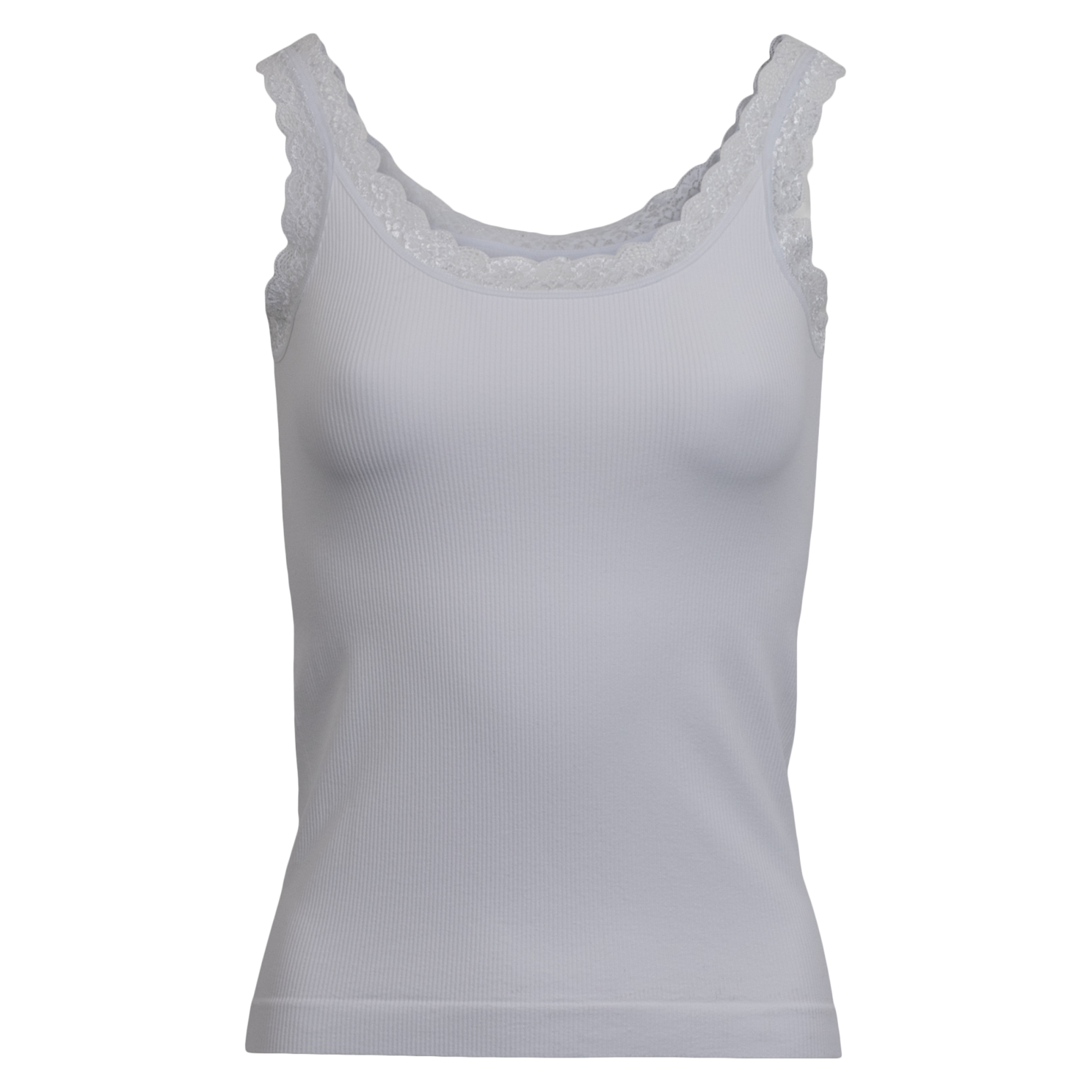 Vanting Dame Top - White - L/XL