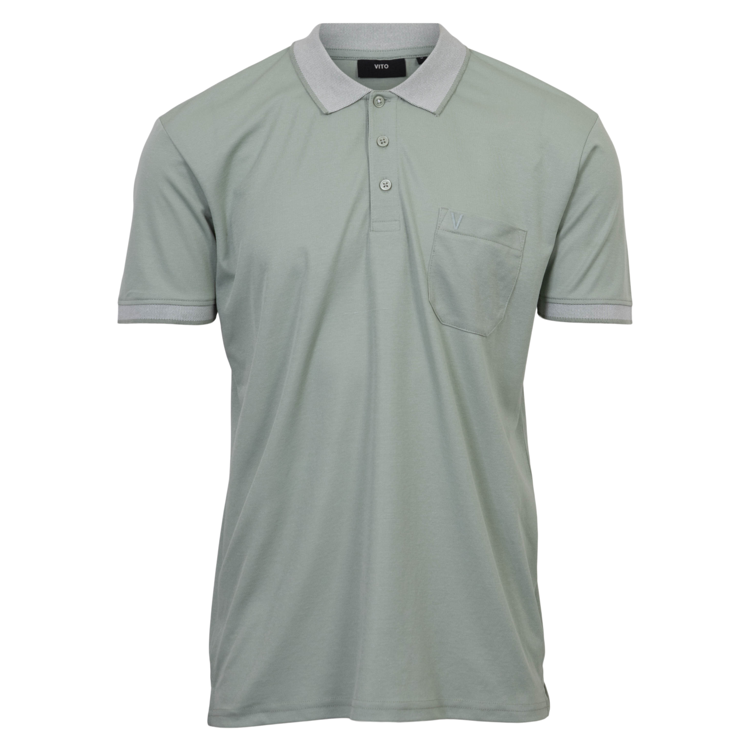 Vito Texas Herre Polo - Fresh Green - 2XL