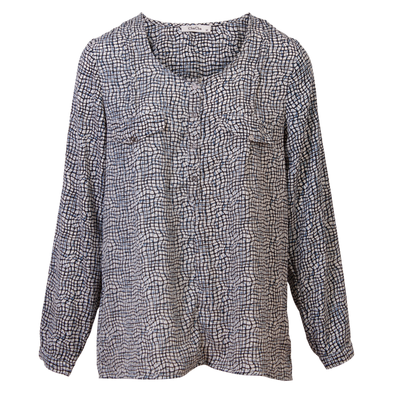 ZbyZ Dame Bluse Plus Size - B-125 - 50/52