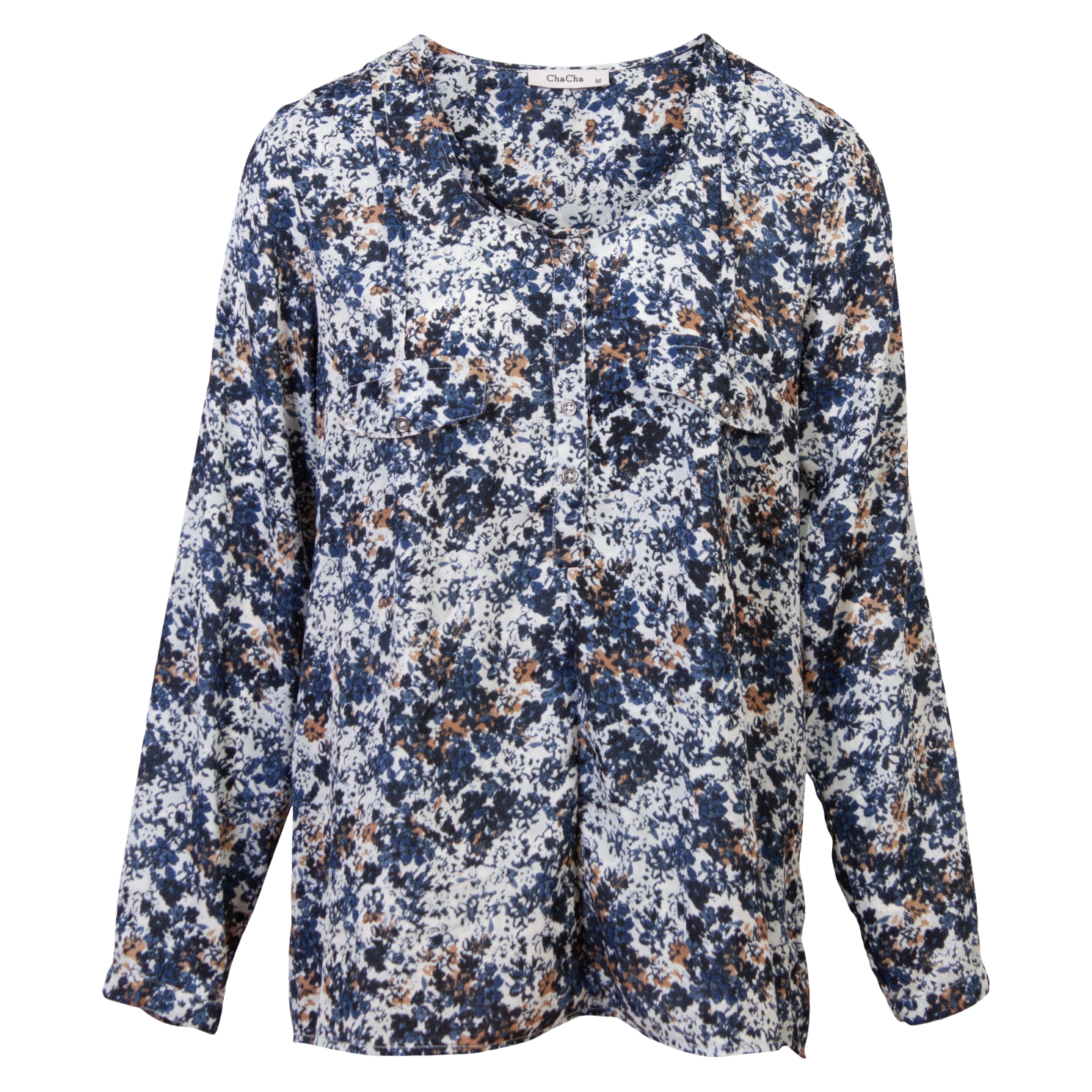 ZbyZ Dame Bluse Plus Size - B-135 - 54/56