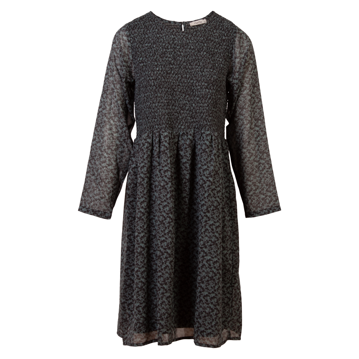 ZbyZ Dame Kjole Plus Size - Blue - 54/56