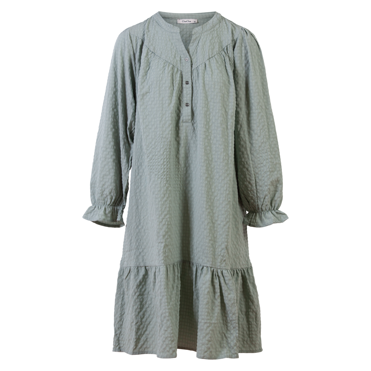 ZbyZ Dame Kjole Plus Size - Jade - 42/44