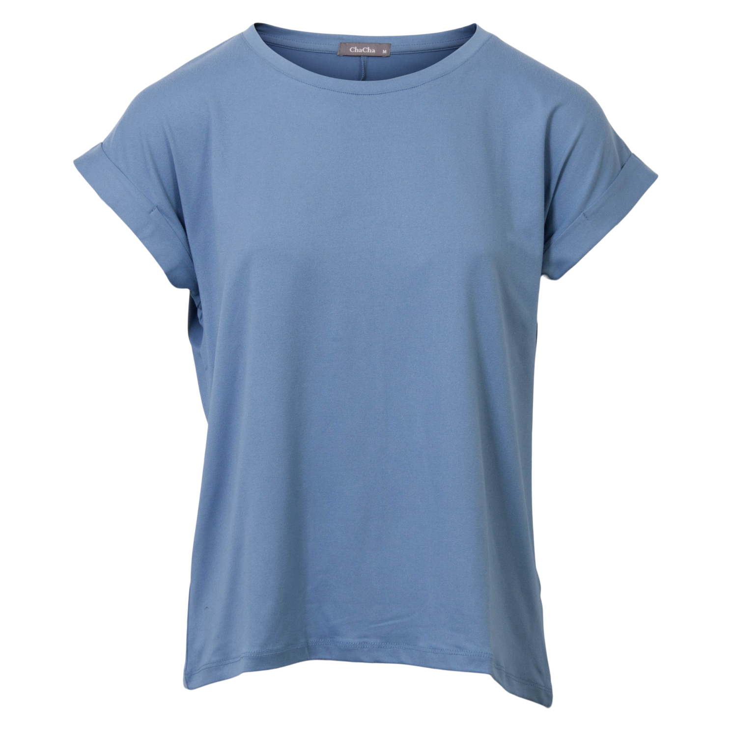 ZbyZ Dame T-shirt Plus Size - Blue - 54/56