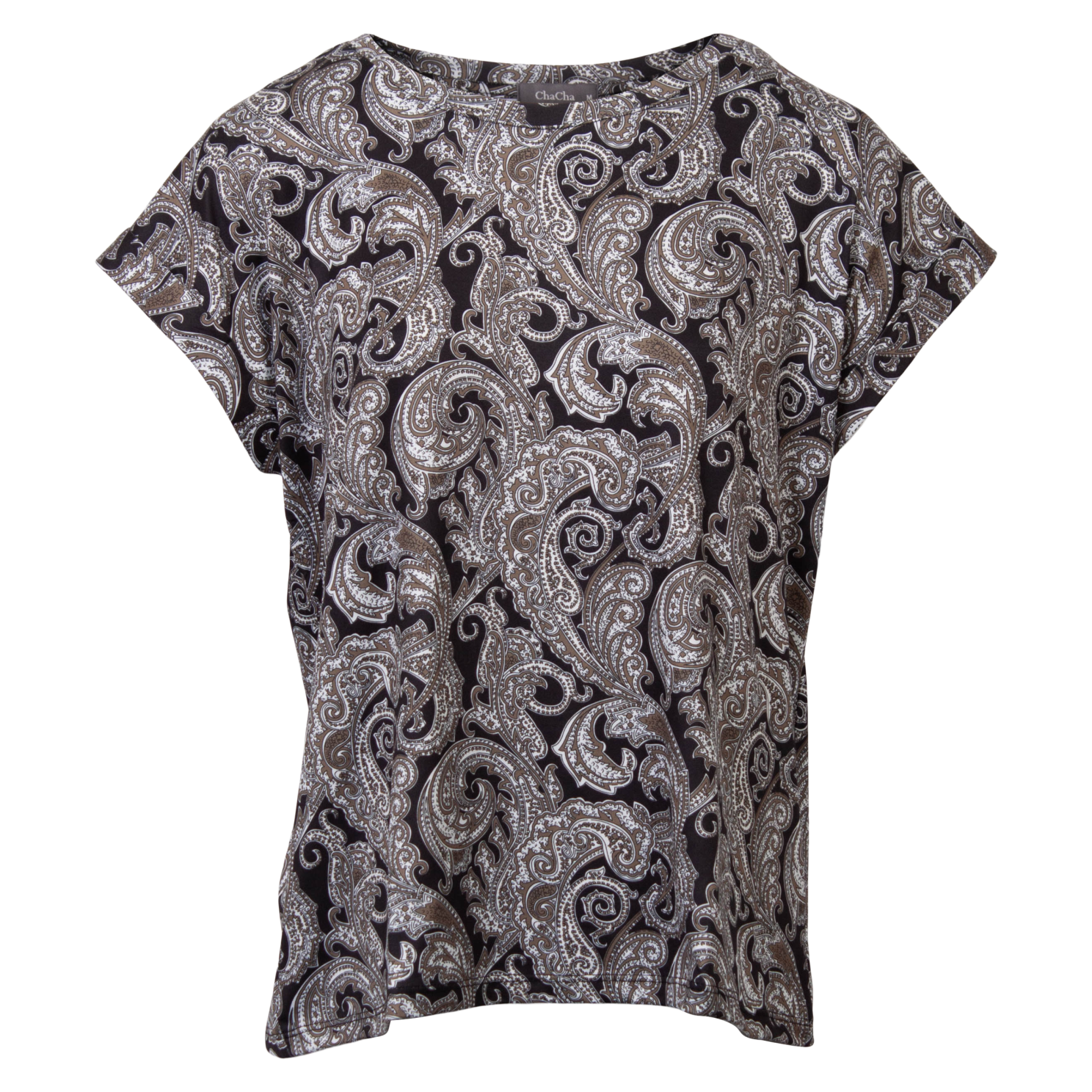 ZbyZ Dame T-shirt Plus Size - Print 1 - 50/52