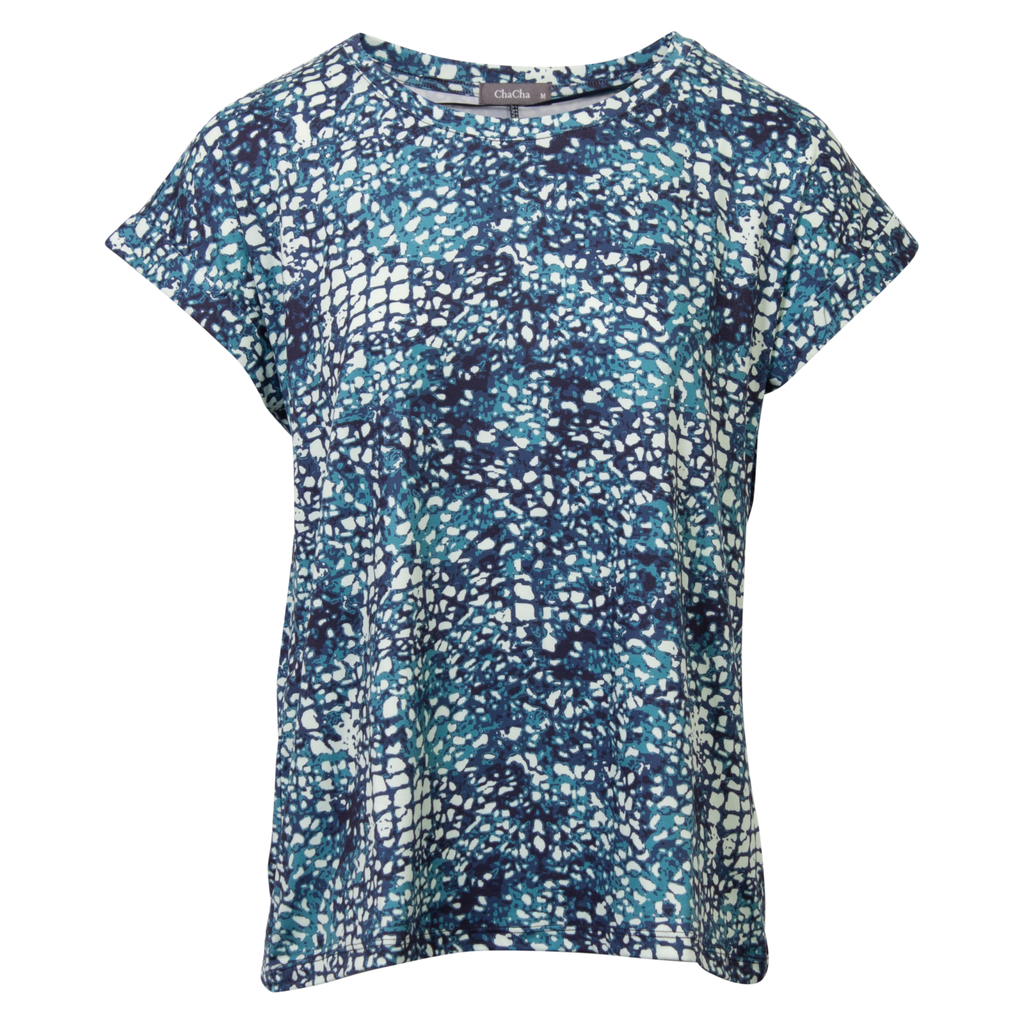 ZbyZ Dame T-shirt Plus Size - Print 2 - 42/44