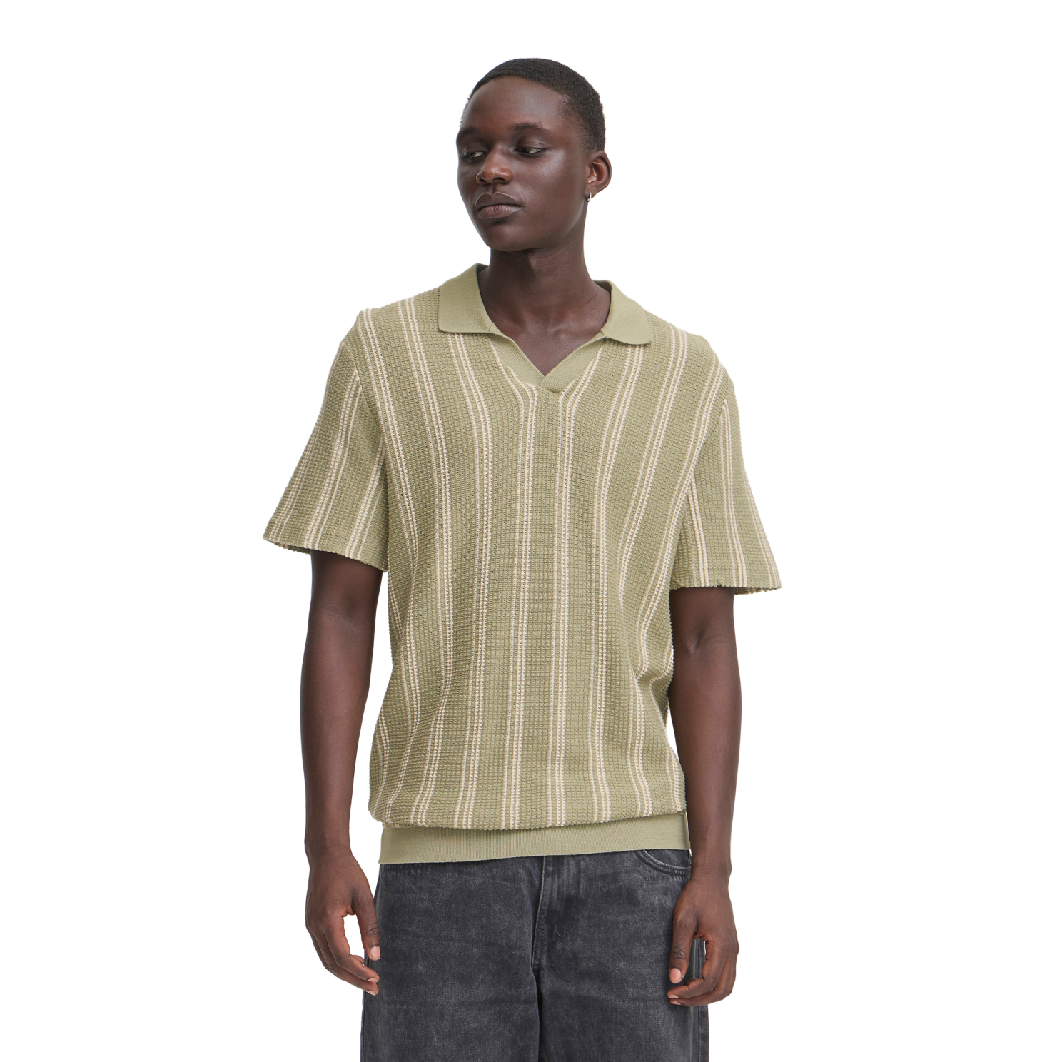 Blend Amos Herre Polo - Oil Green - XL