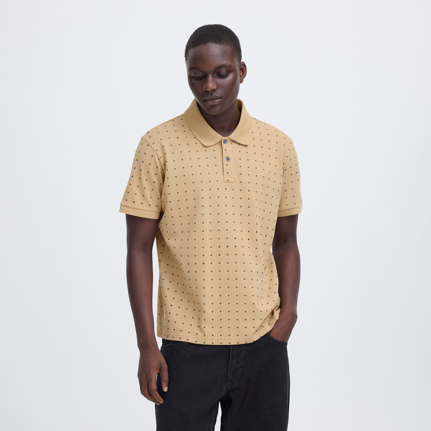 Blend Herre Polo - CORNSTALK - XL