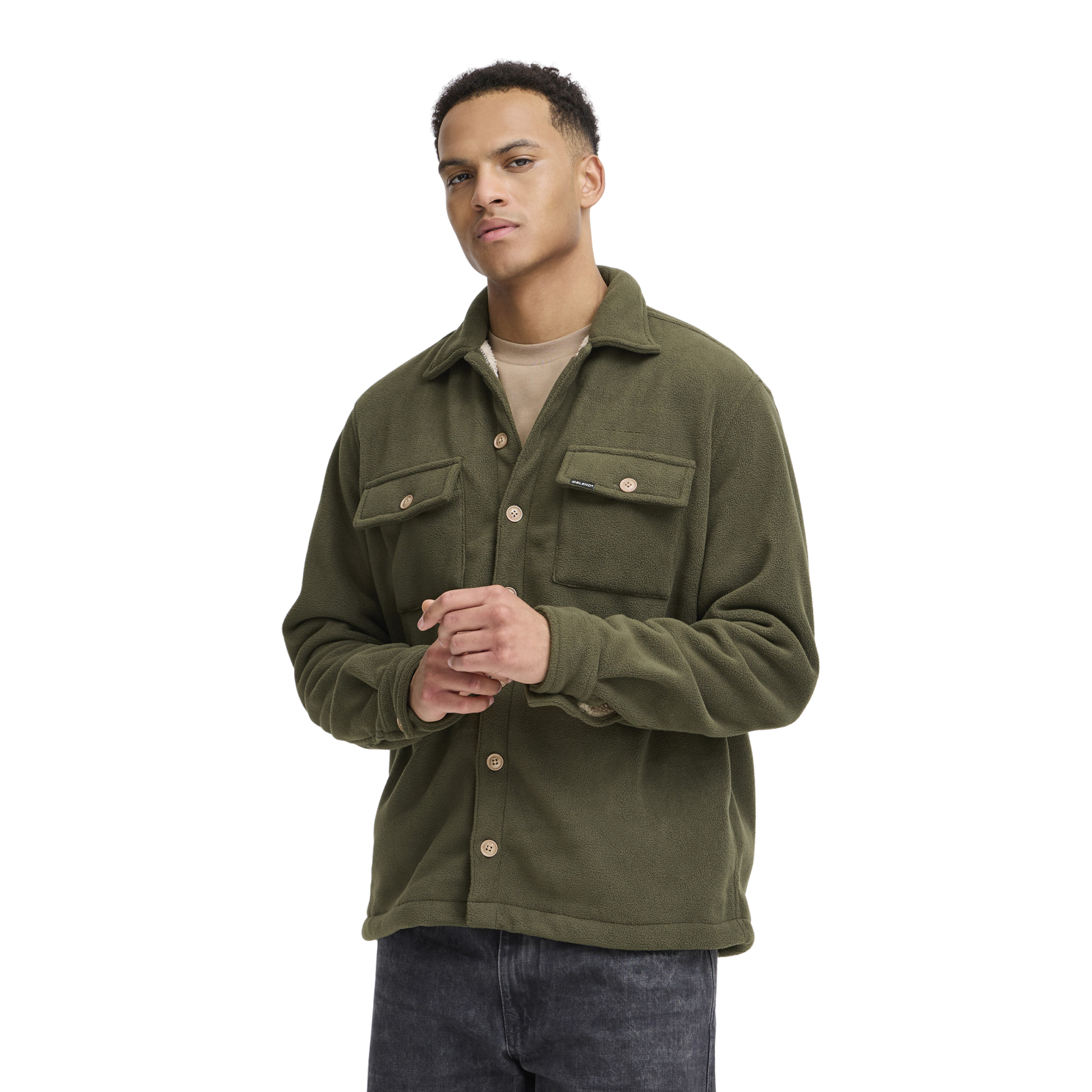 Blend Herre Skjorte m. for - Forest Night - 2XL