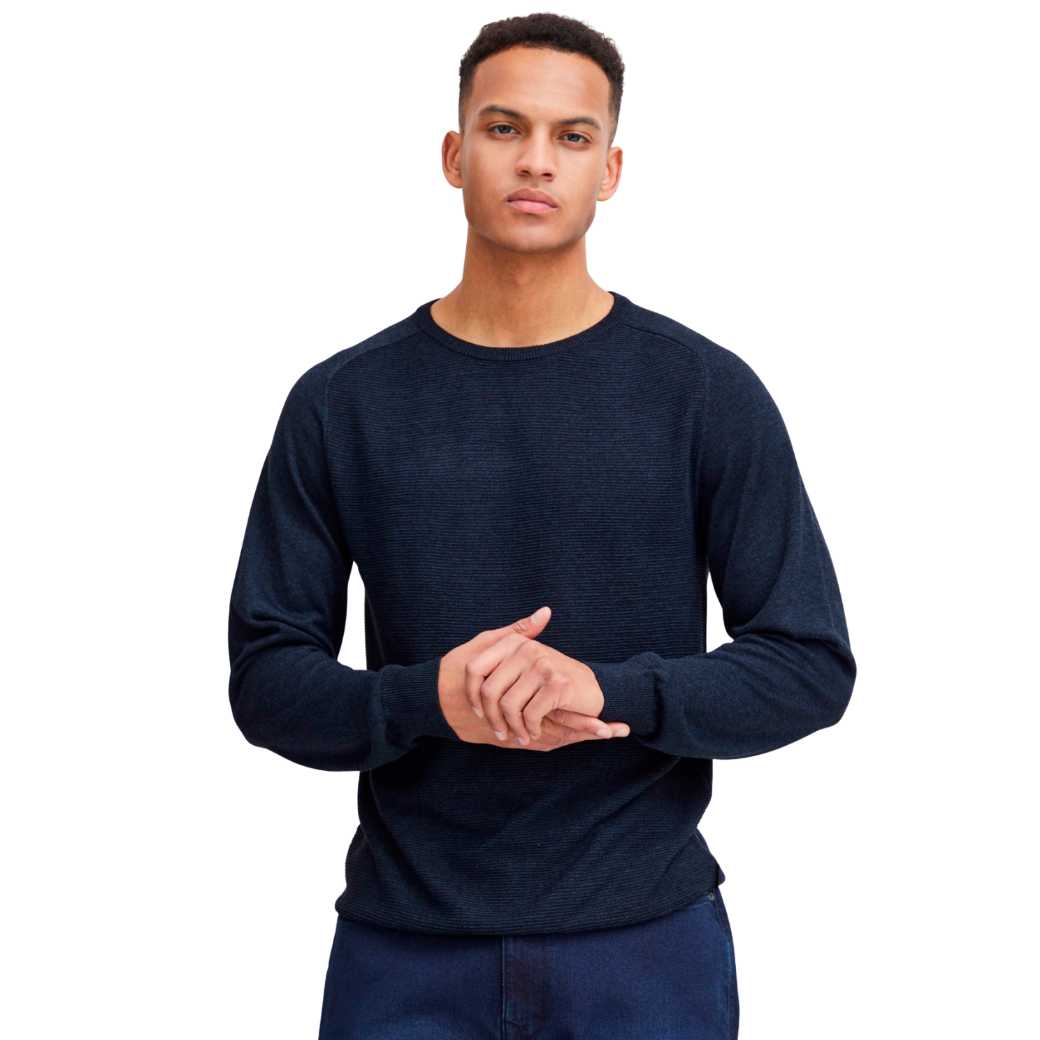 Blend Herre Striktrøje - Dress Blues - XL