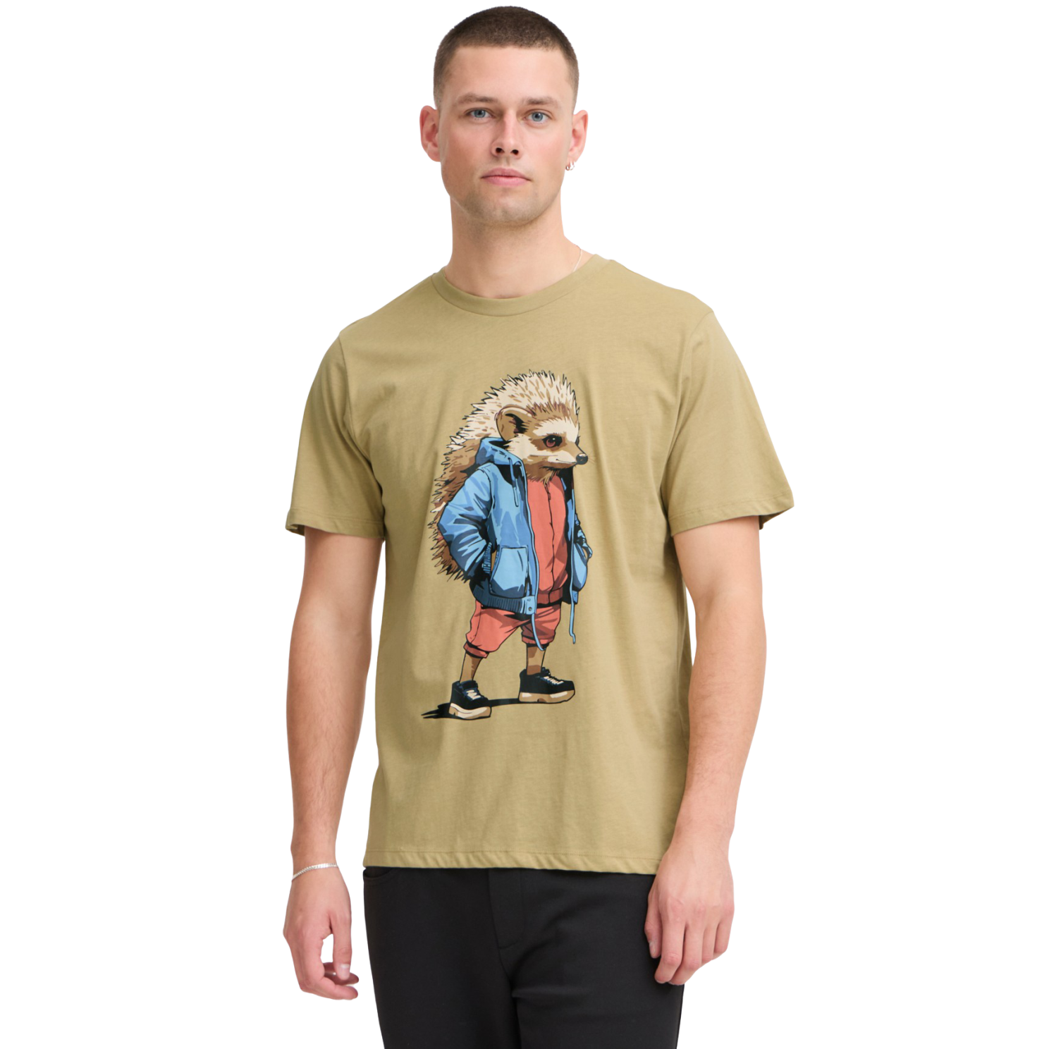 Blend Herre T-shirt - Cornstalk - XL