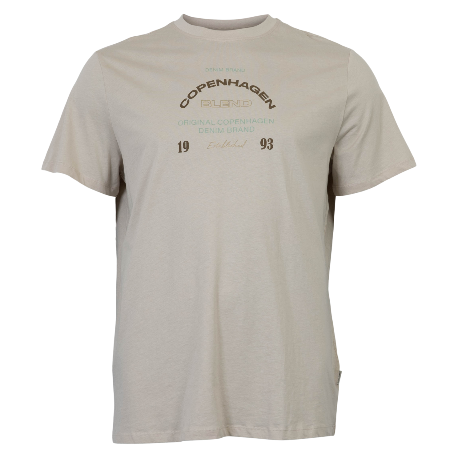 Blend Herre T-shirt - OYSTER GRAY - 3XL