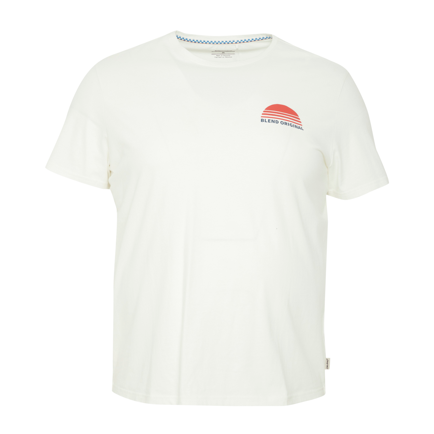 Blend Herre T-shirt Plus Size - Snow White - 2XL