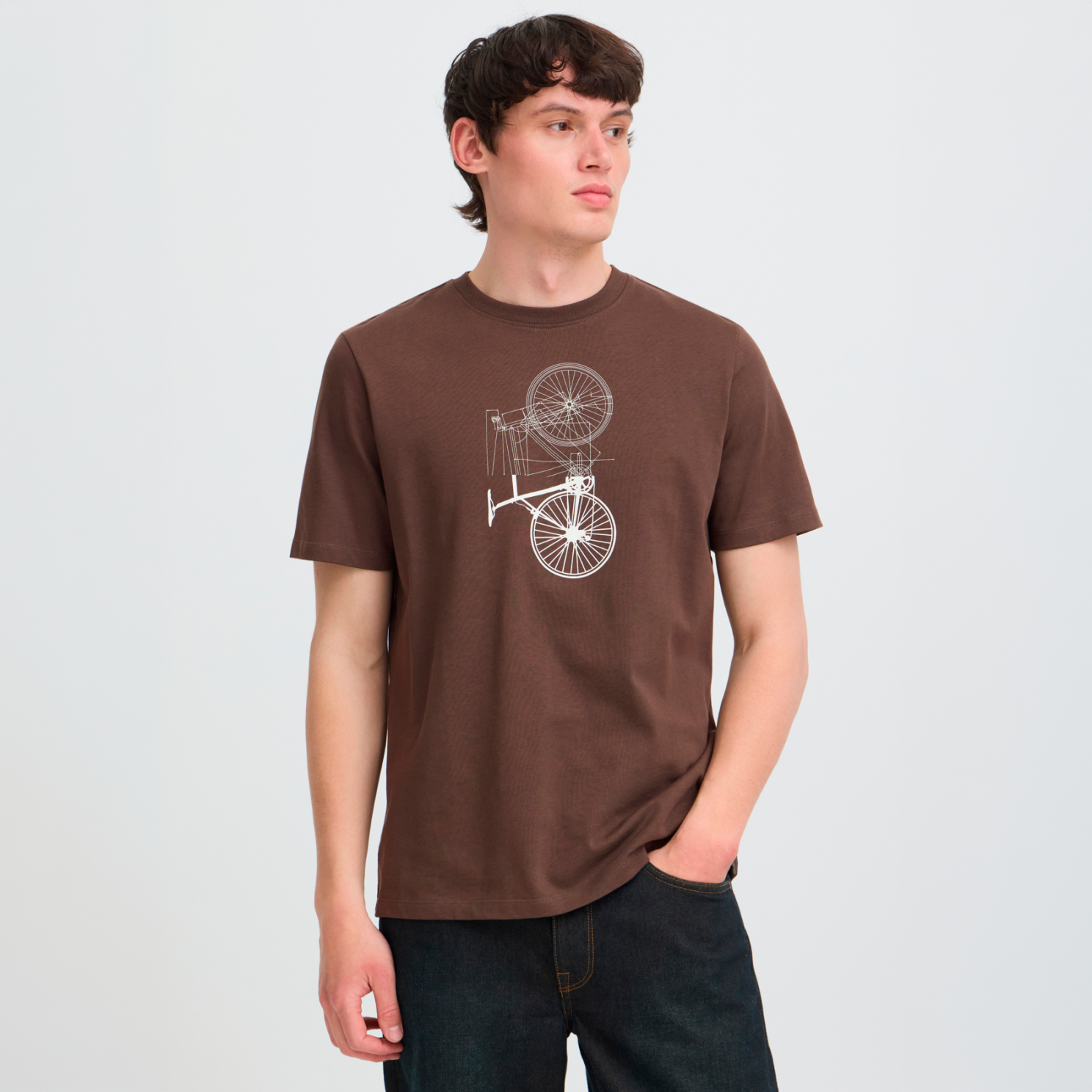 Blend Kel Herre T-shirt - TURKISH COFFEE - 2XL