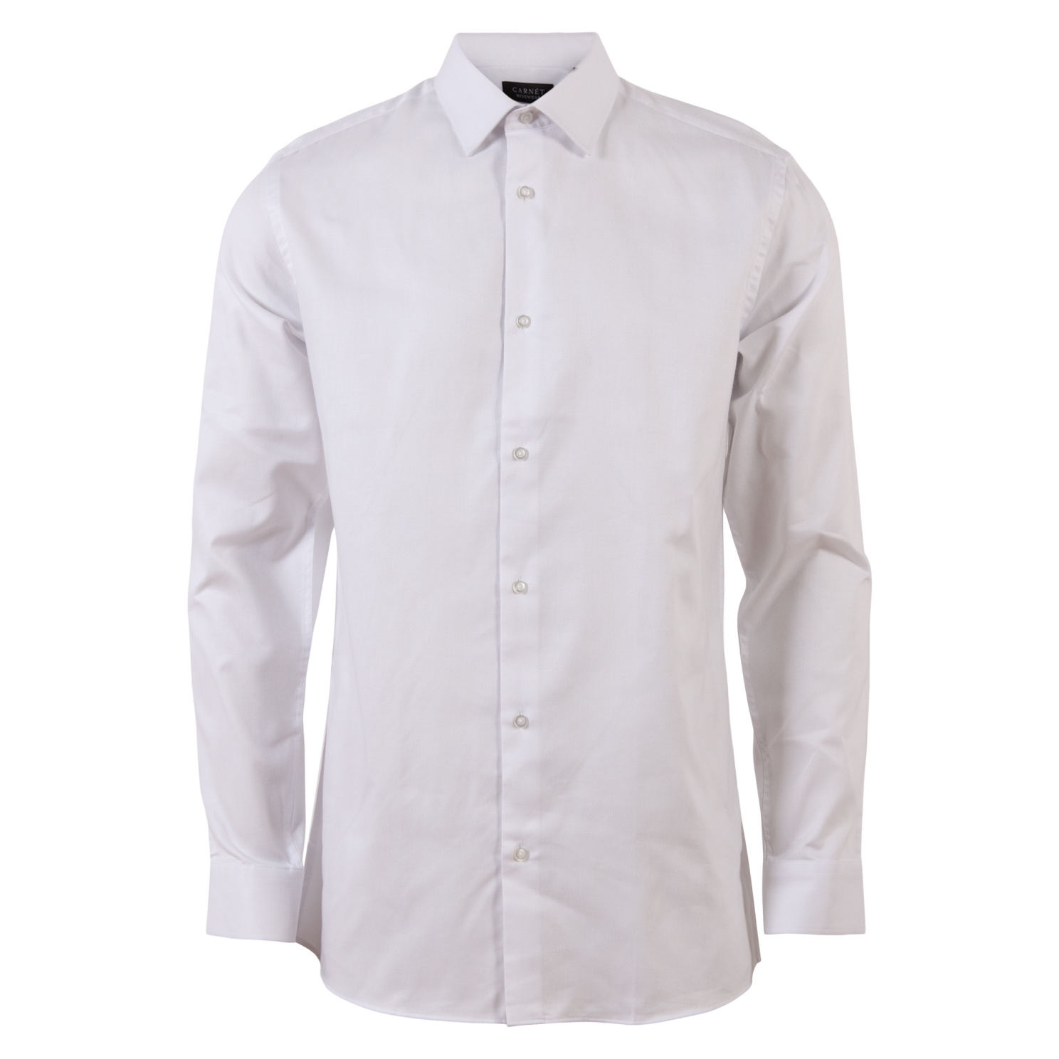 Carnét Dobby Herre Skjorte - White - 2XL