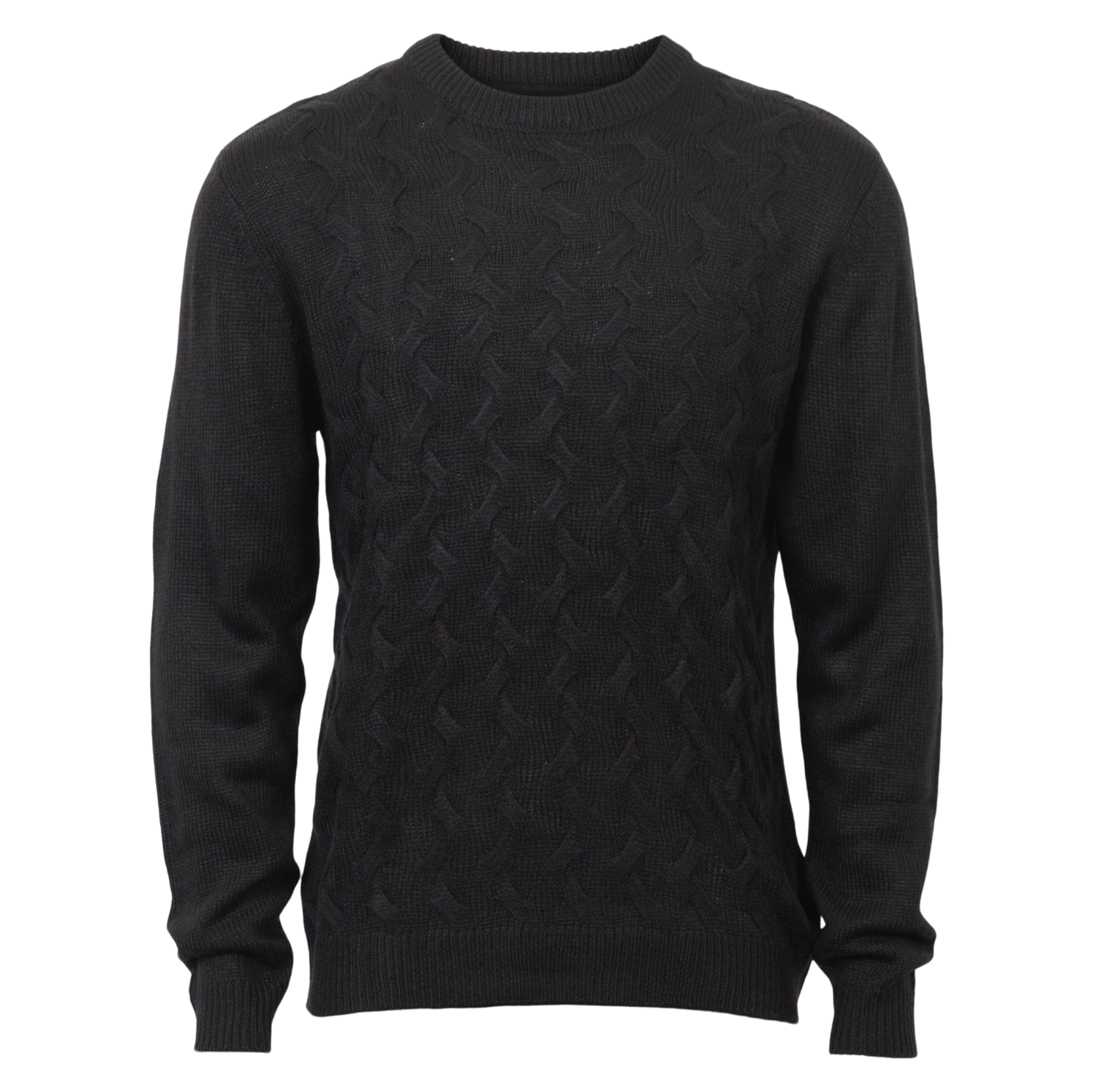 Carnét Jens Herre Striktrøje - BLACK - 4XL