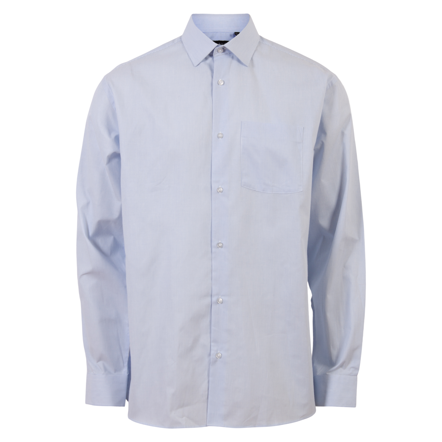 Carnét Oak Herre Skjorte Plus Size - Light Blue Stripe - 3XL