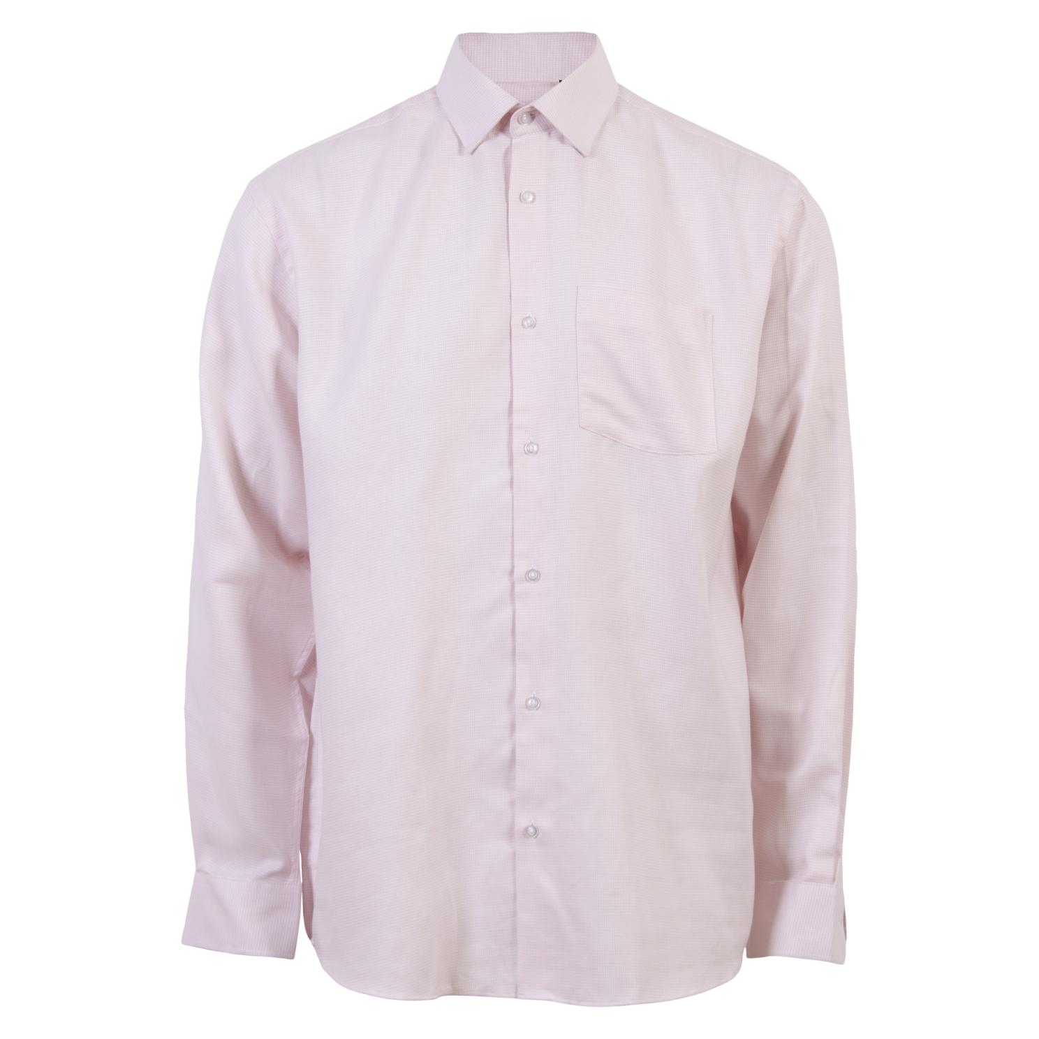 Carnét Oak Herre Skjorte Plus Size - Light Red Check - 6XL