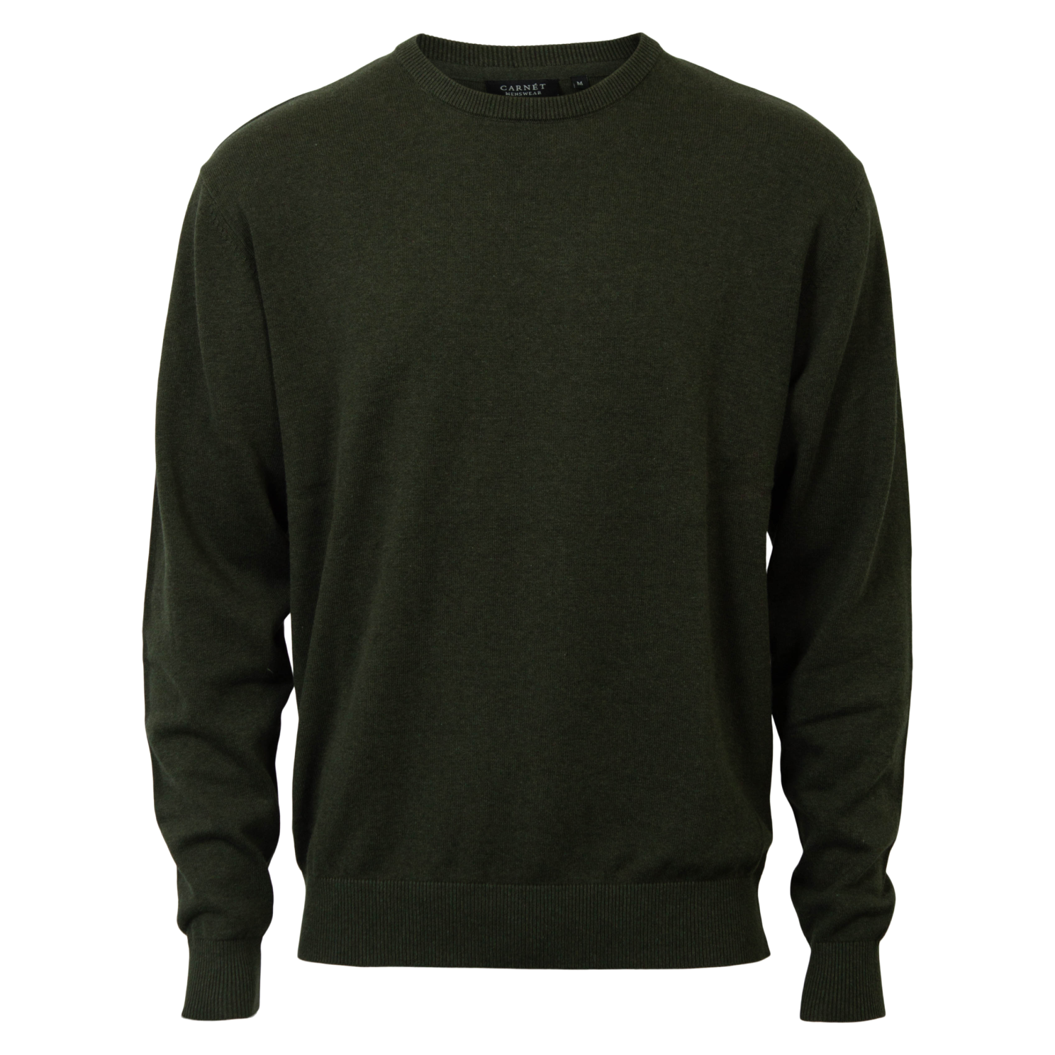 Carnét Stone Herre Striktrøje - Forest Green Mix - 3XL