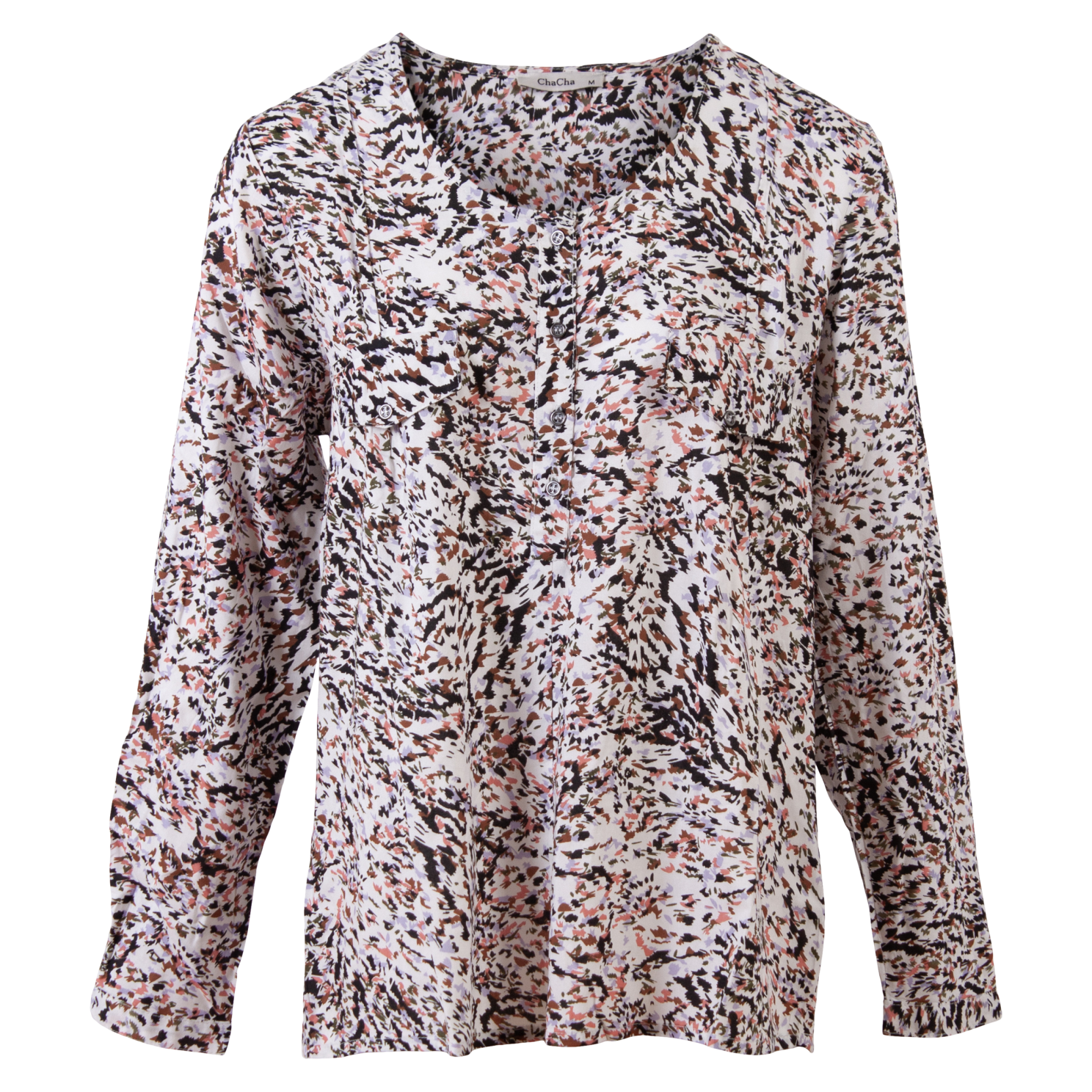 ChaCha Dame Bluse - Black - XL