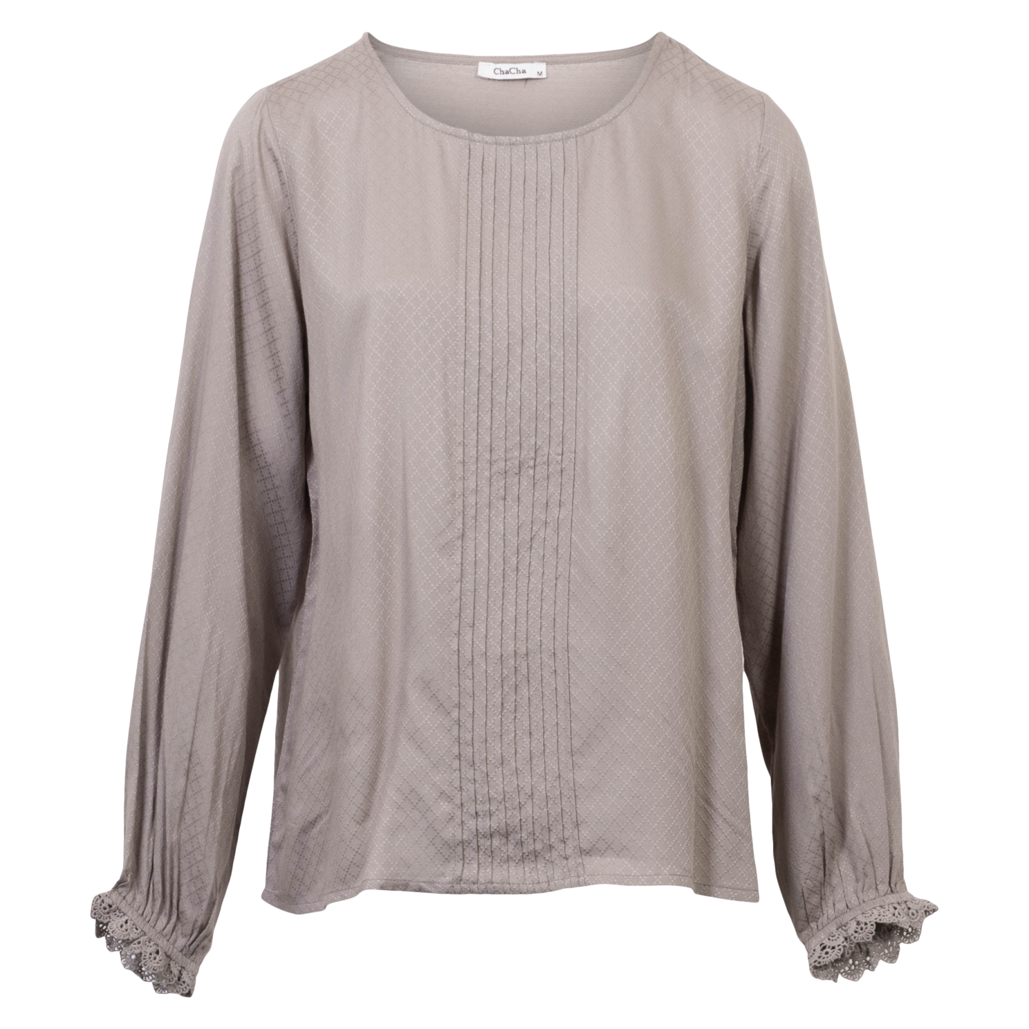 ChaCha Dame Bluse - Moon Rock - XL