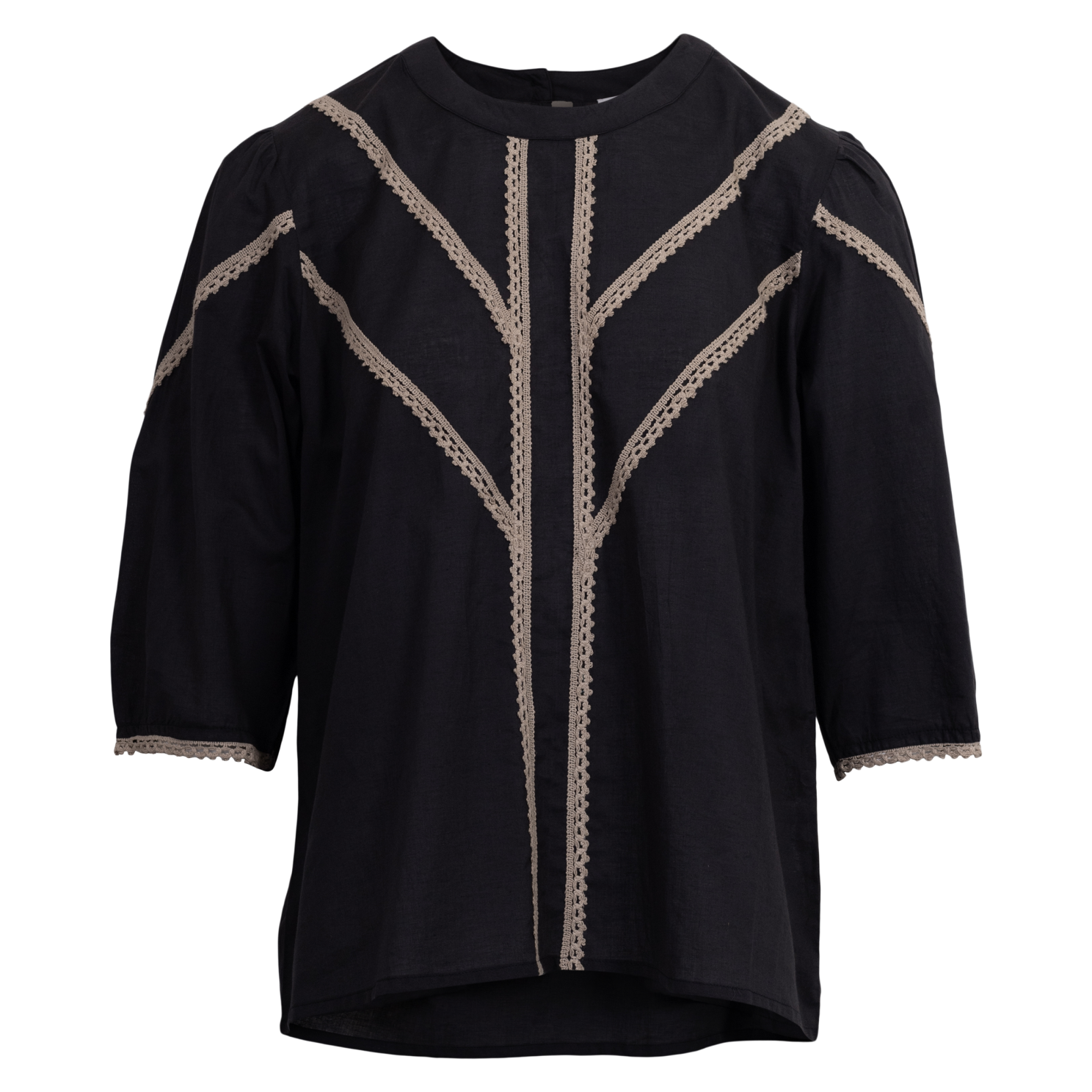 ChaCha Dame Skjorte - GREY/SAND - XL