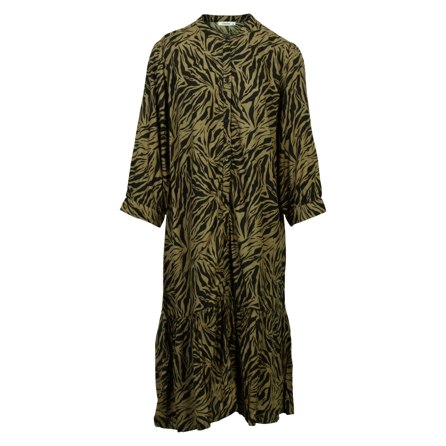 ChaCha Dame Tunika - Print 1 Khaki - XL