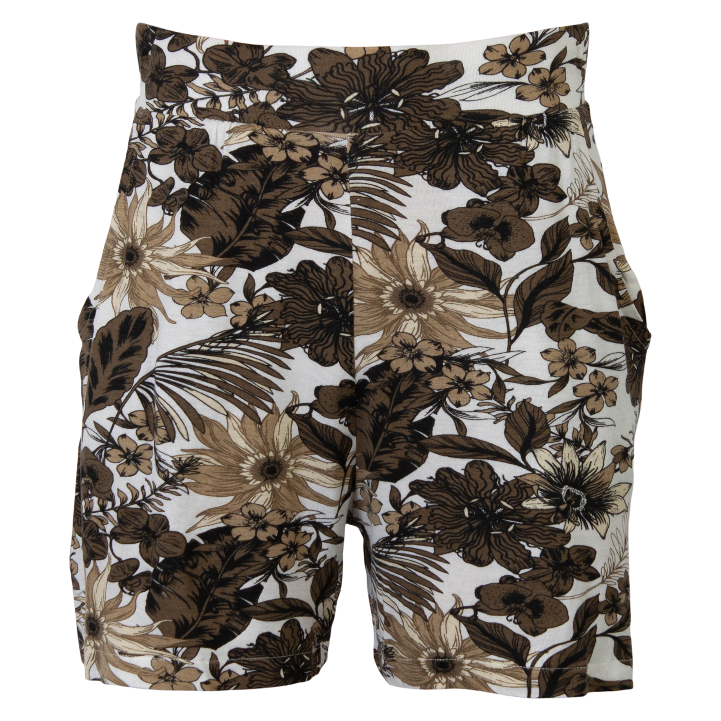 Crossbow Dame Shorts i bambus - Army/Beige - 2XL