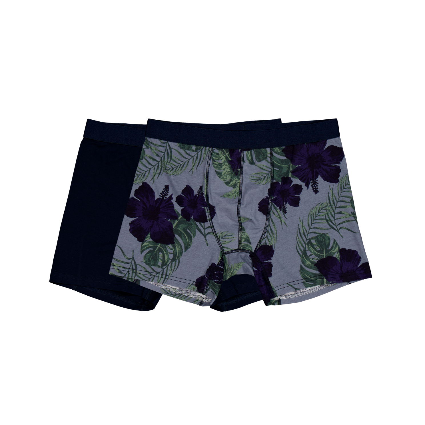Crossbow Herre Tights - NAVY FLOWER - XL